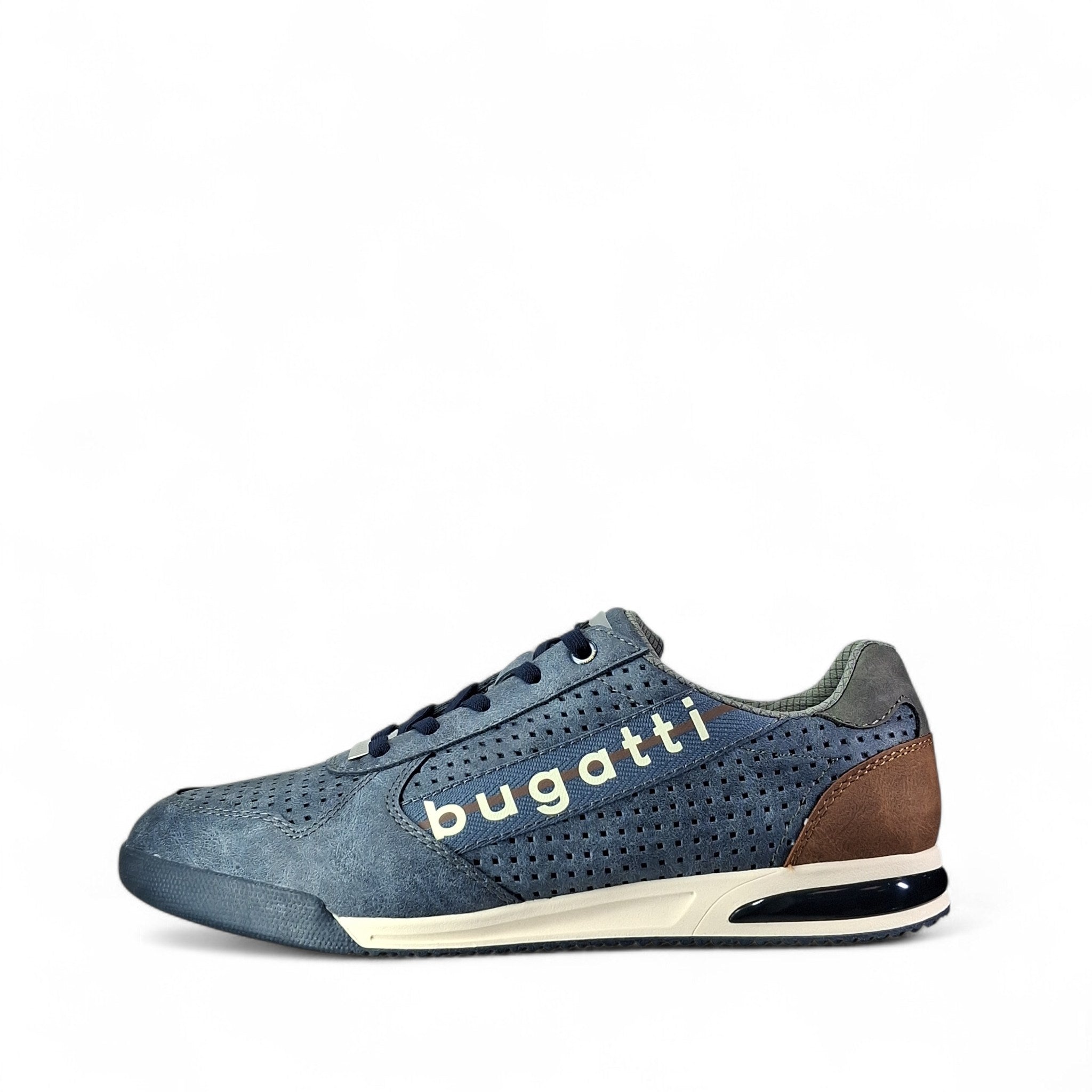 Bugatti Shoes Synthetic Scarpe Basse Stringate da Uomo – Blu - 321A38015000