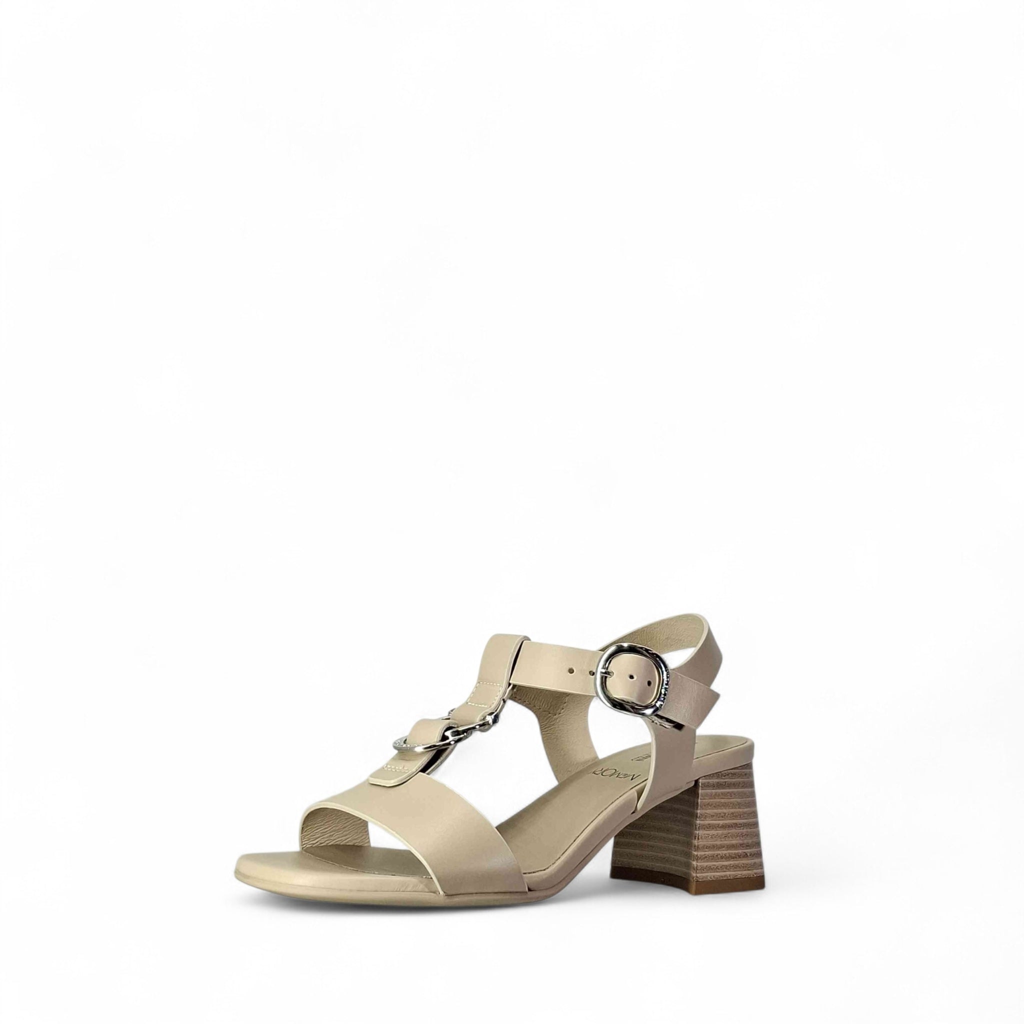 Nero Giardini Ginevra Sandali con Tacco da Donna – Lino - E615870 D 453