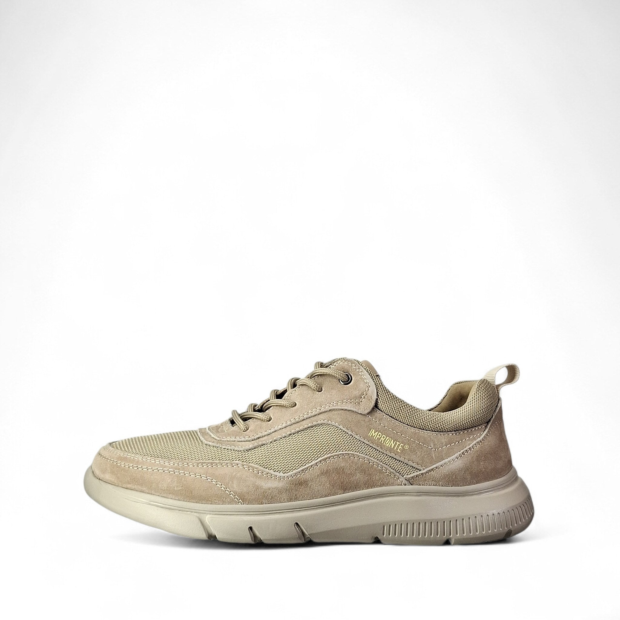 Impronte Barbaro Scarpe Basse Stringate da Uomo – Beige - IM61071A+2