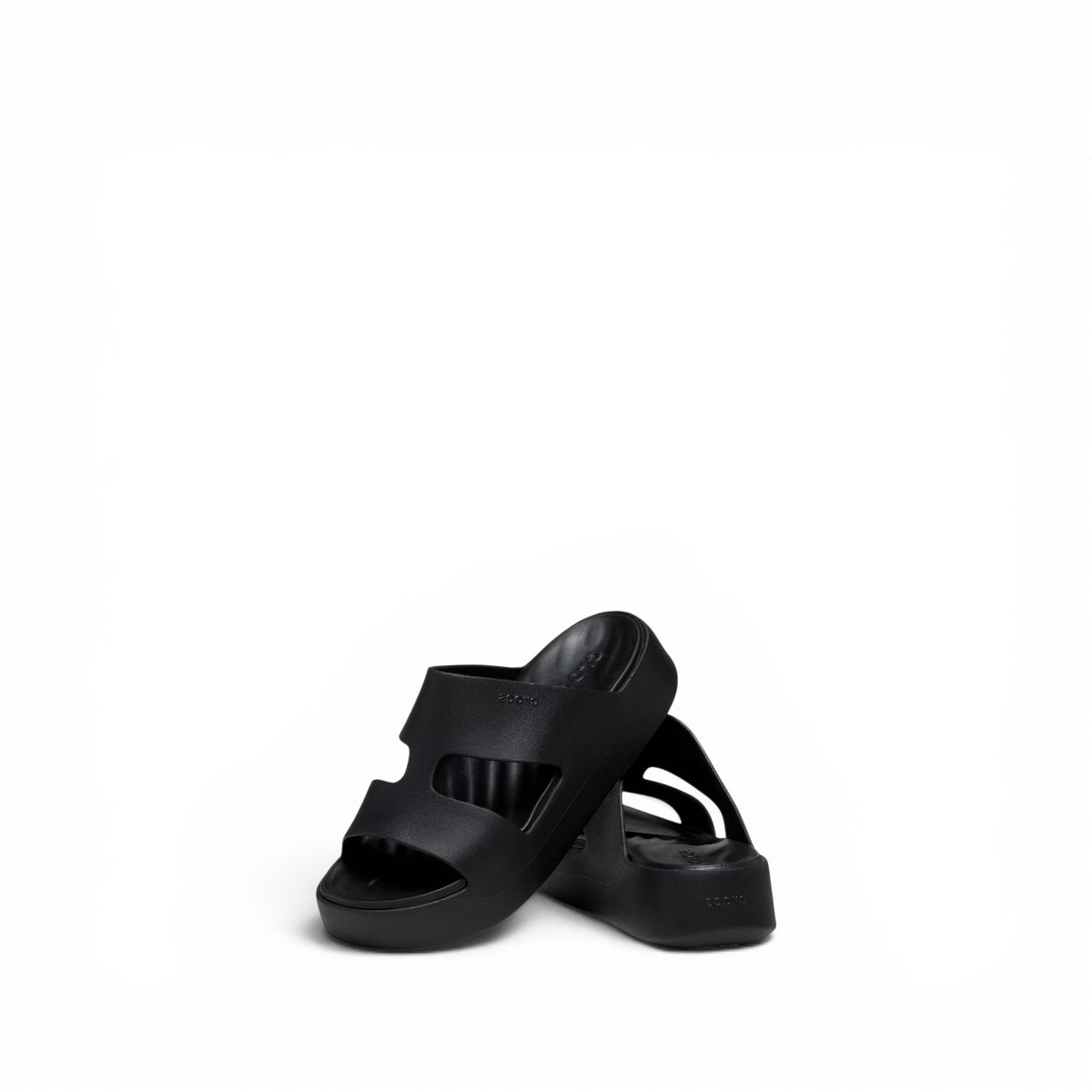 Crocs Getaway Platform H-Strap W Ciabatte In Gomma da Donna – CR.209409 BLK