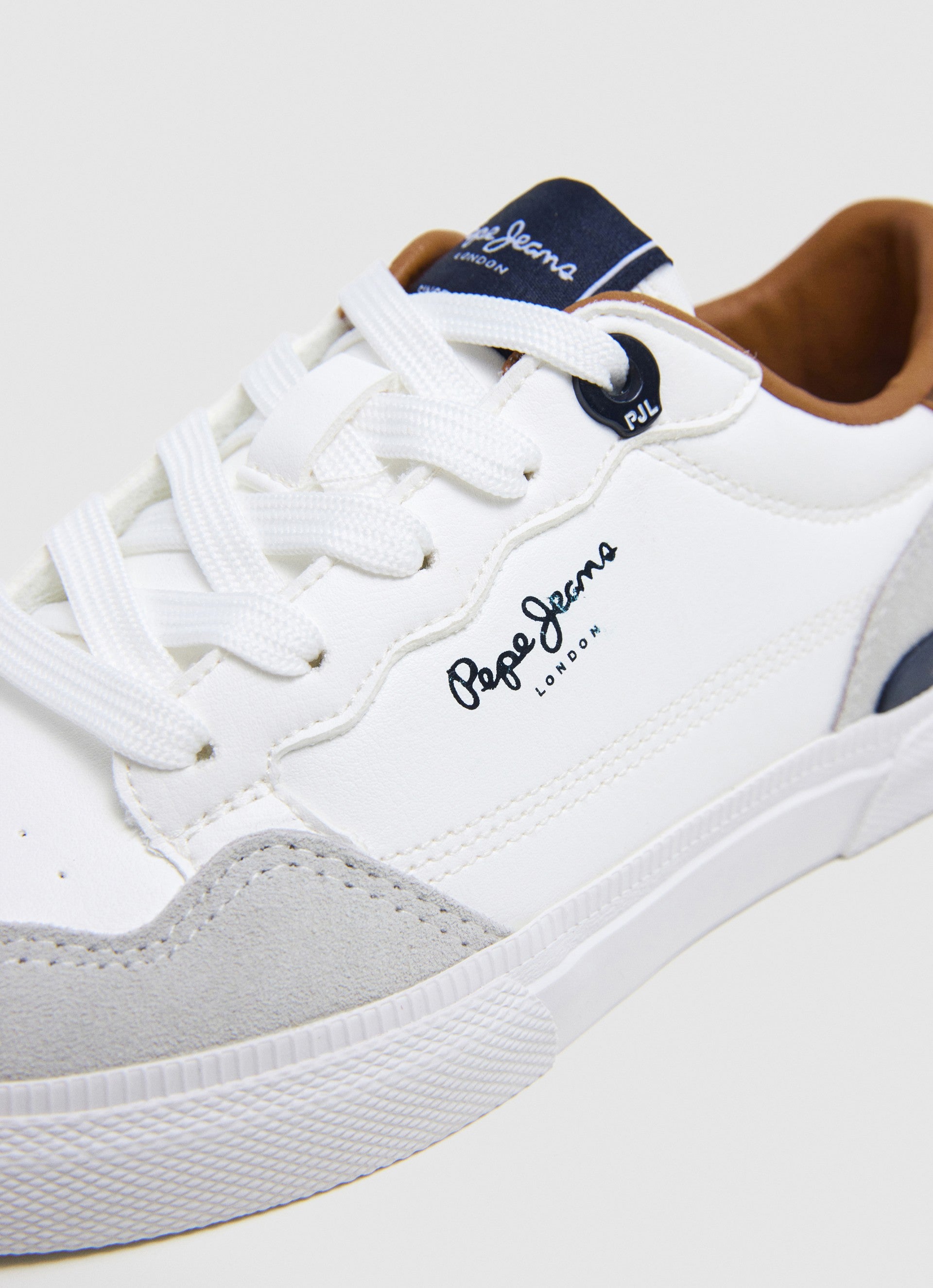 Pepe Jeans Kenton Rump B Sneakers Basse da Bambino – Bianco - PBS30590 800