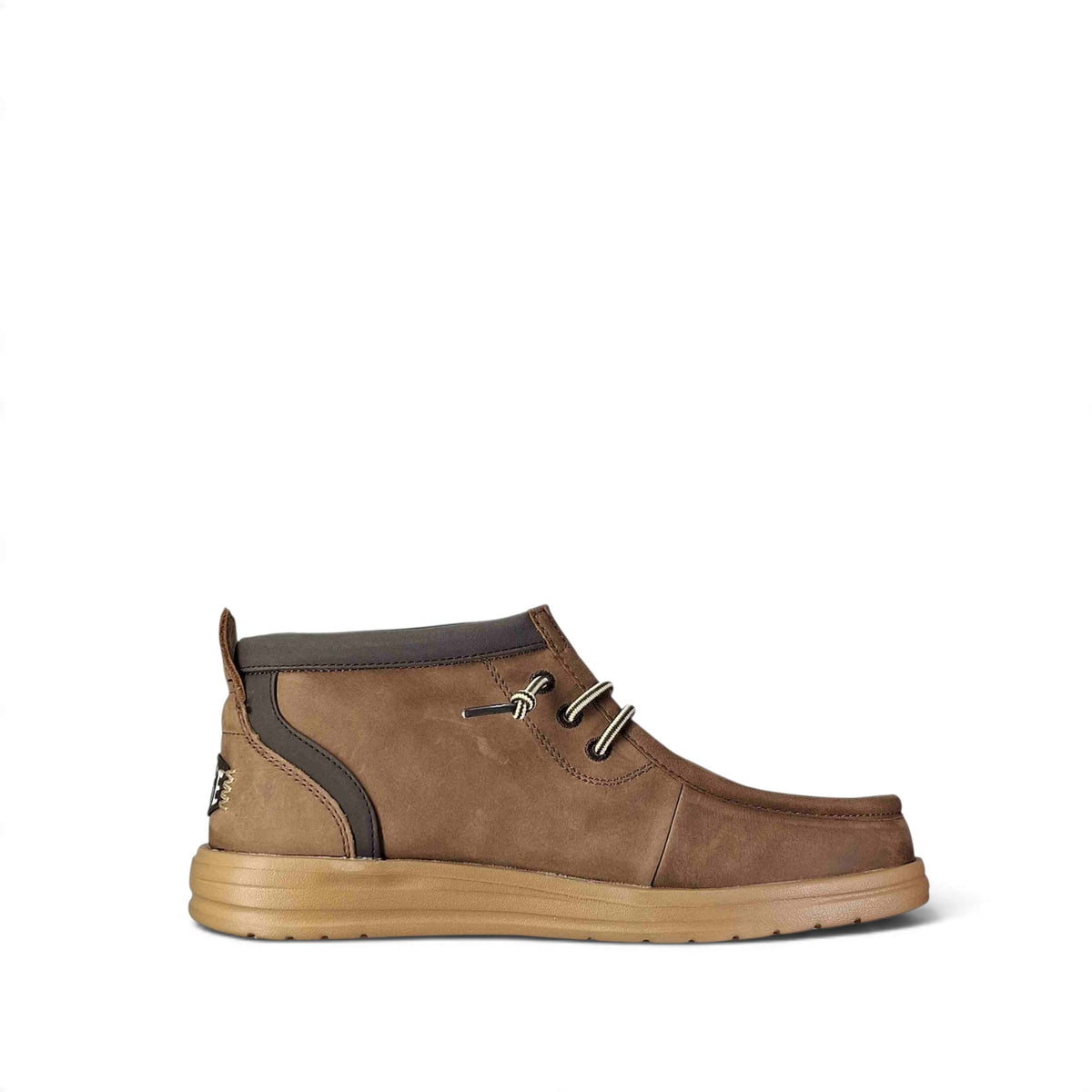 Dude Wally mid gripr leather Scarpe basse stringate da Uomo – 45161 BROWN