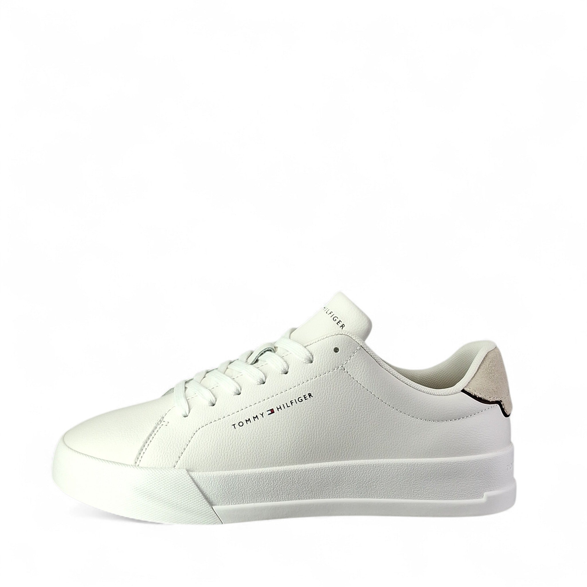 Tommy Hilfiger Th Court Lth Detail Ess Sneakers Basse da Uomo – Multicolor - FM0FM053670LE