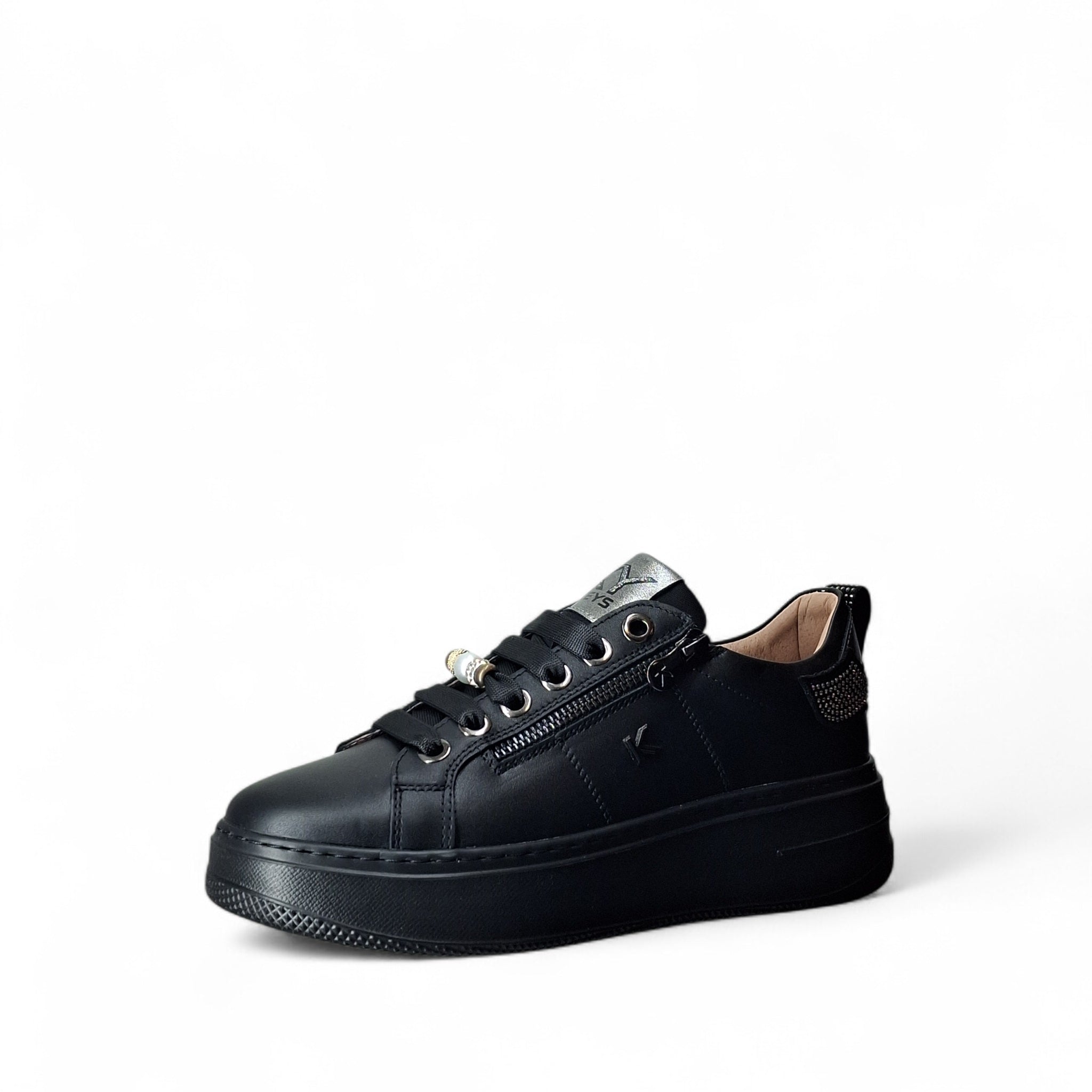 Keys Sneakers Basse da Donna – Nero - K-11212 BLACK