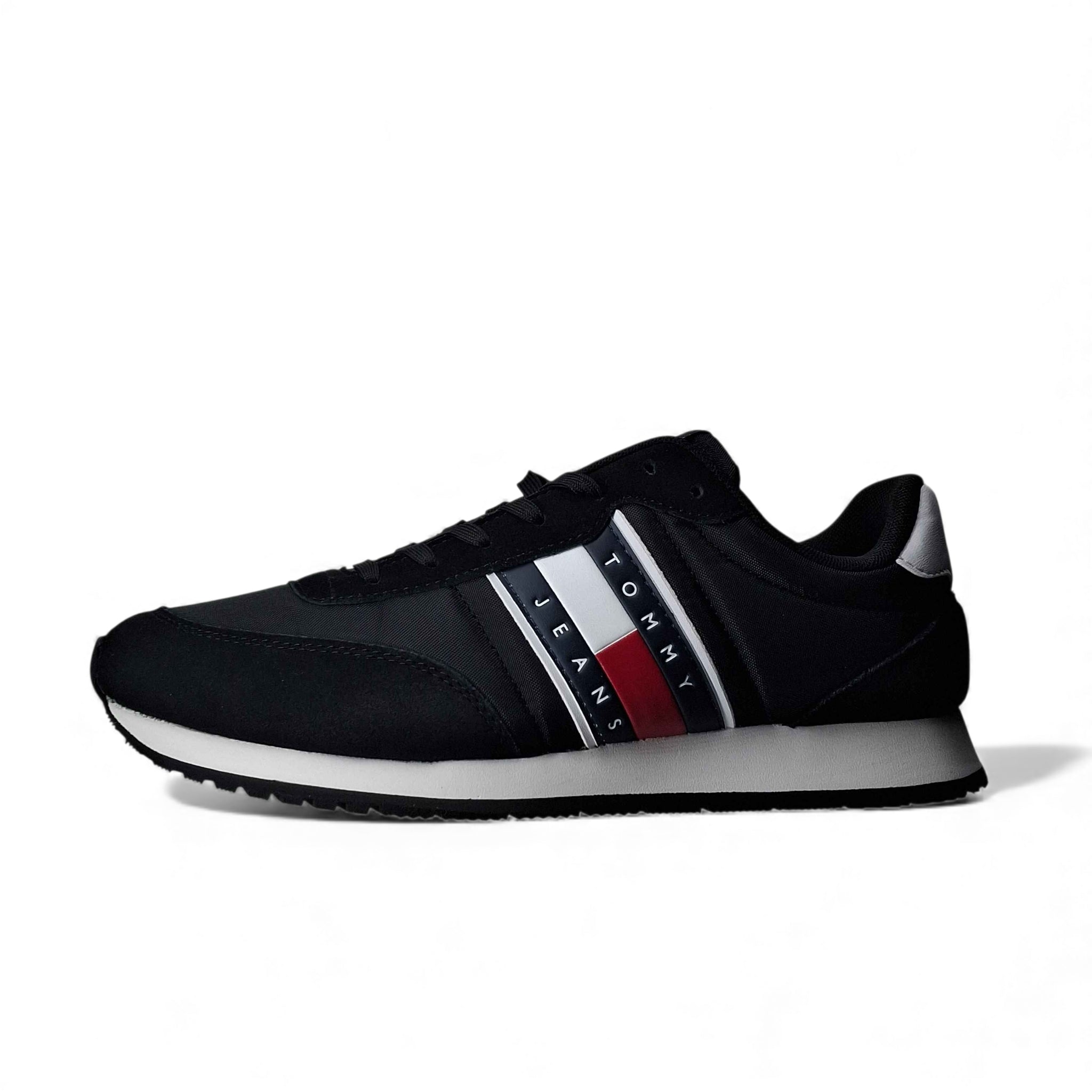 Tommy Hilfiger Sneakers Basse Tjm Runner Casual Ess da Uomo – Nero