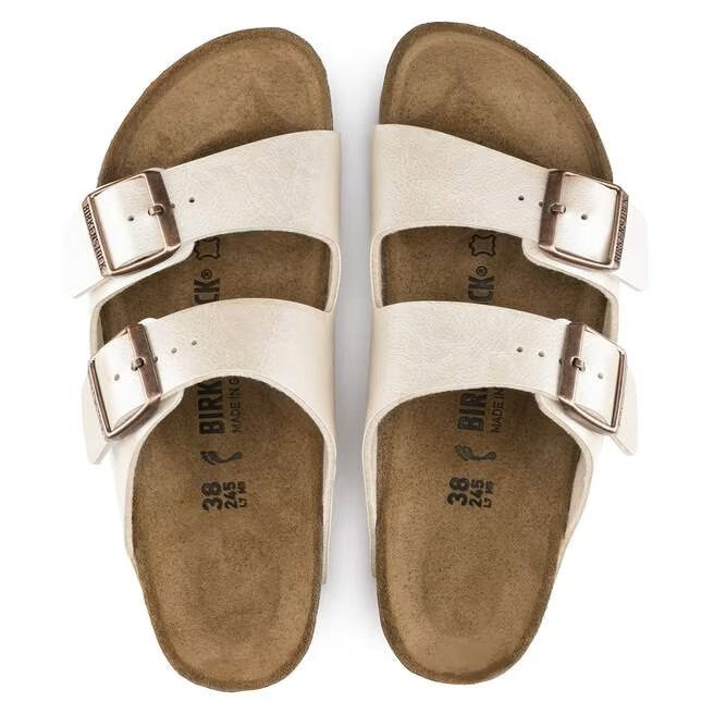 Birkenstock Arizona Calz S Ciabatte Basse Unisex – Bianco - ARIZONA1009921