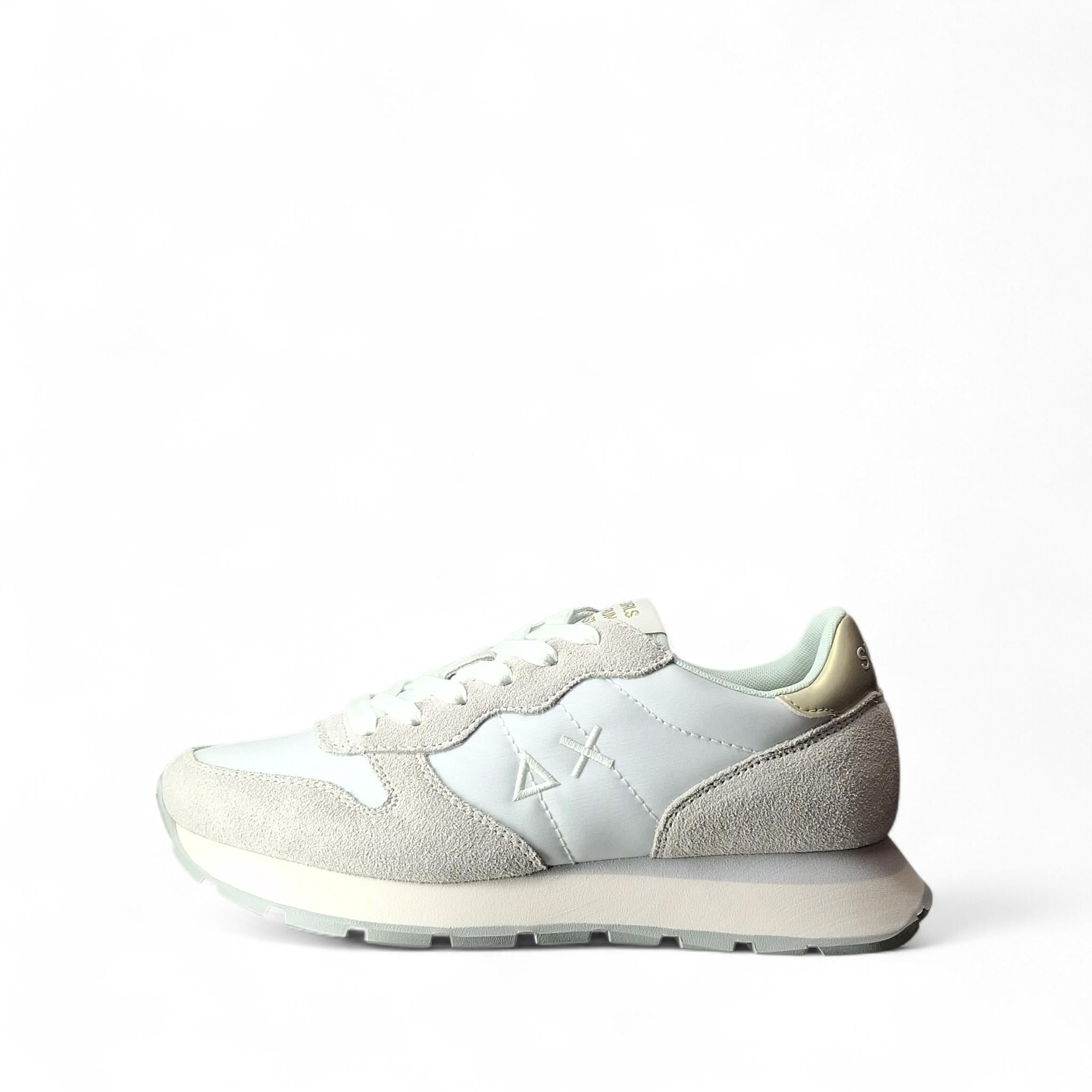 Sun68 Ally Gold Sneakers Basse da Donna – Bianco - BZ36202 BIANCO