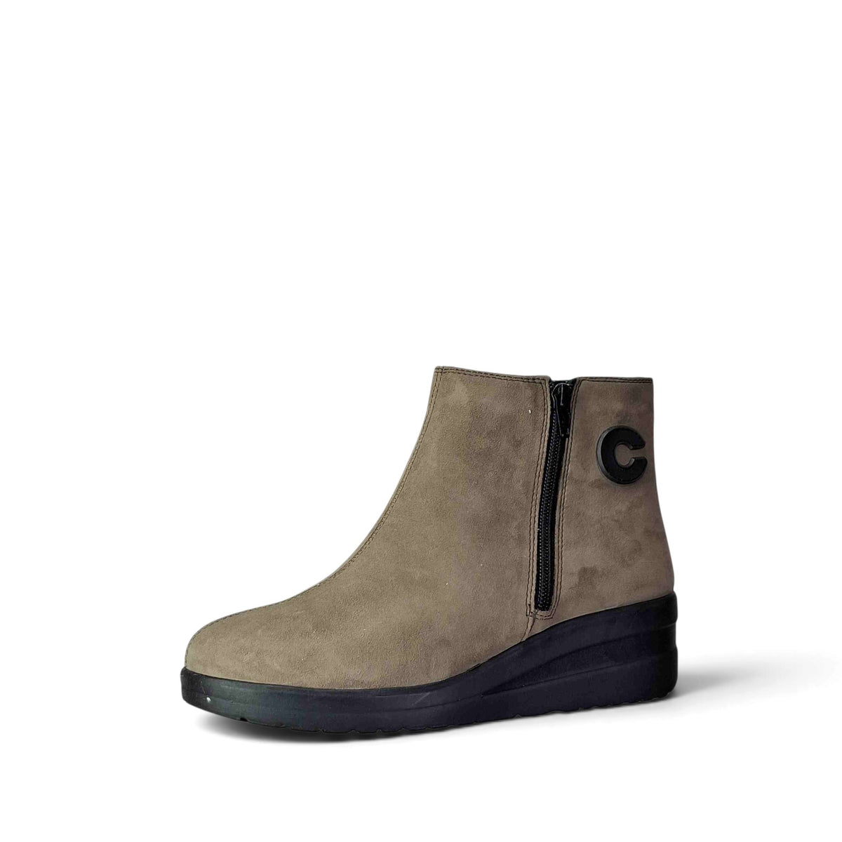Cinzia soft Goat suede visone 10066 Stivaletti senza stringhe da Donna – IV13898-GS 002