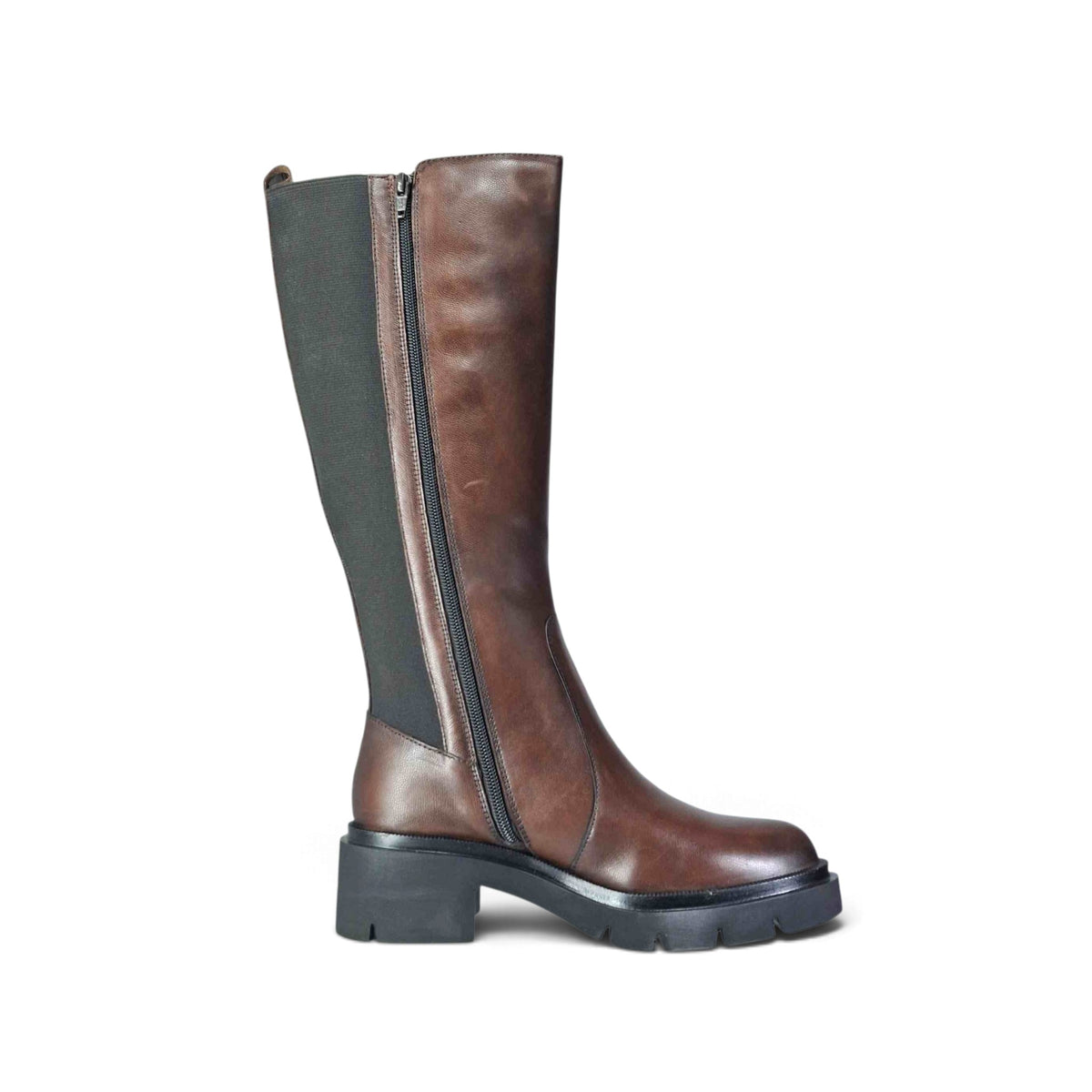 Cinzia Soft Cow Leo Stivali Senza Tacco da Donna – IV5223816 002