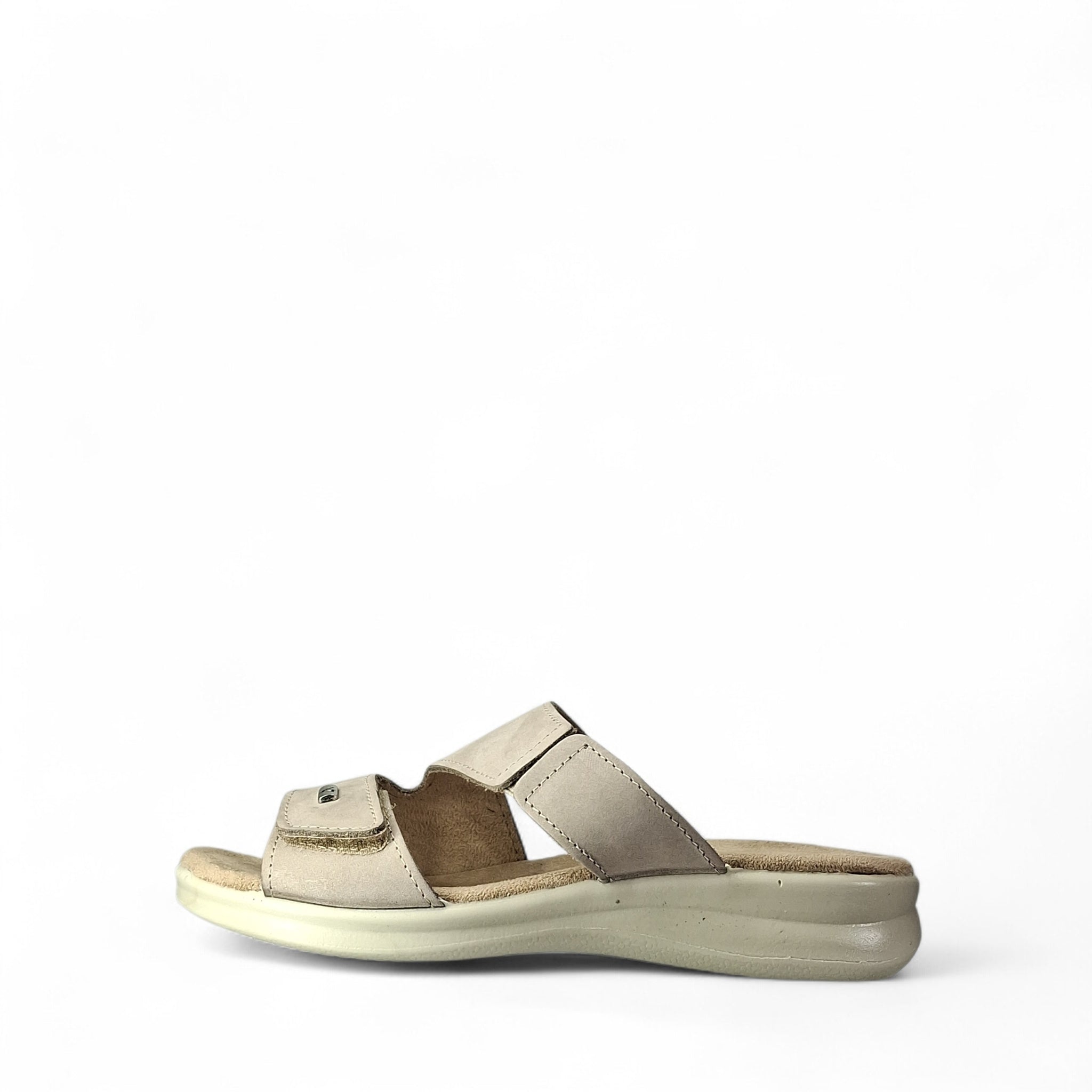 Valleverde Vittoria Ciabatte Basse da Donna – Beige - 25329_01