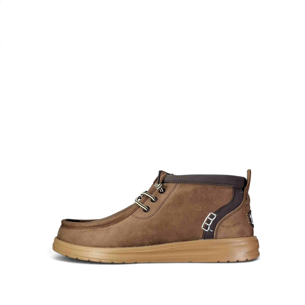 Dude Wally mid gripr leather Scarpe basse stringate da Uomo – 45161 BROWN