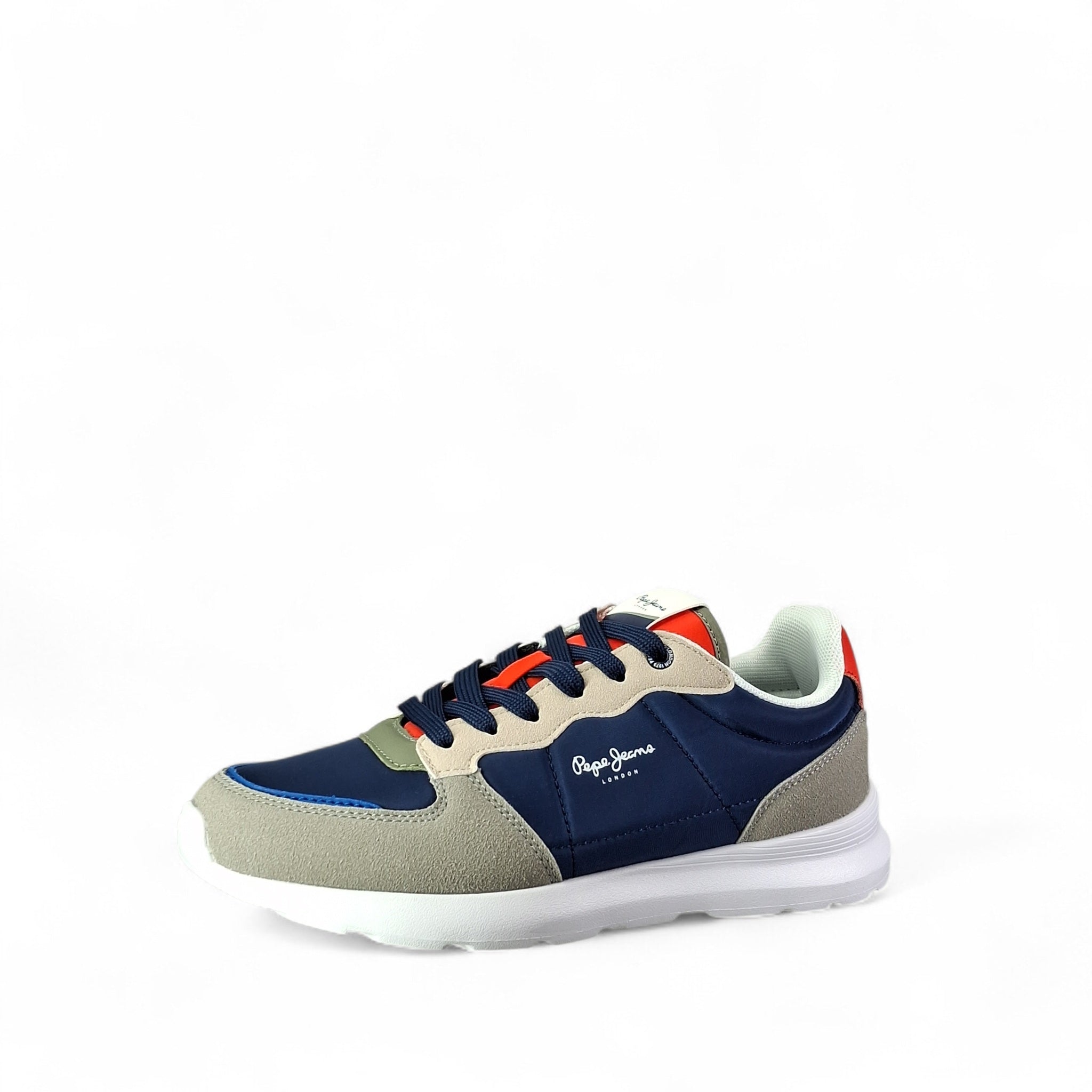 Pepe Jeans Teagan Bass Sneakers Basse da Bambino – Blu - PBS400009 933