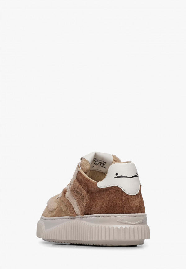 Voile Blanche Sneakers Basse Laura da Donna – Beige