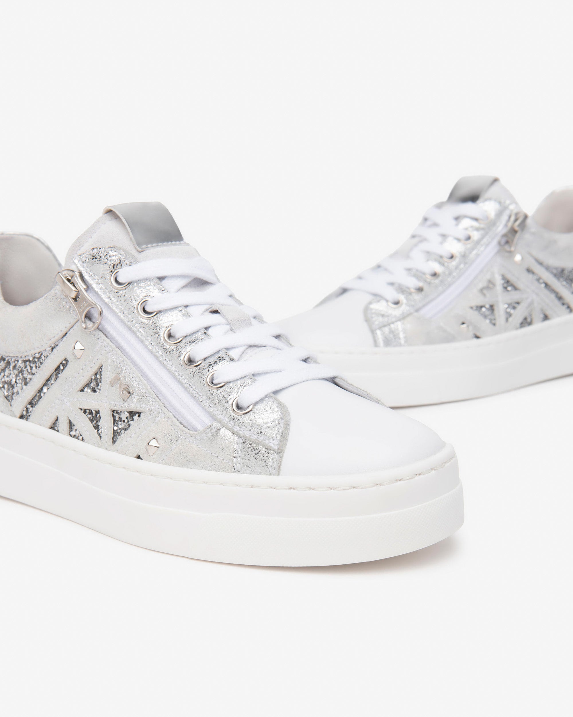 Nero Giardini Sneakers Basse da Donna – Argento