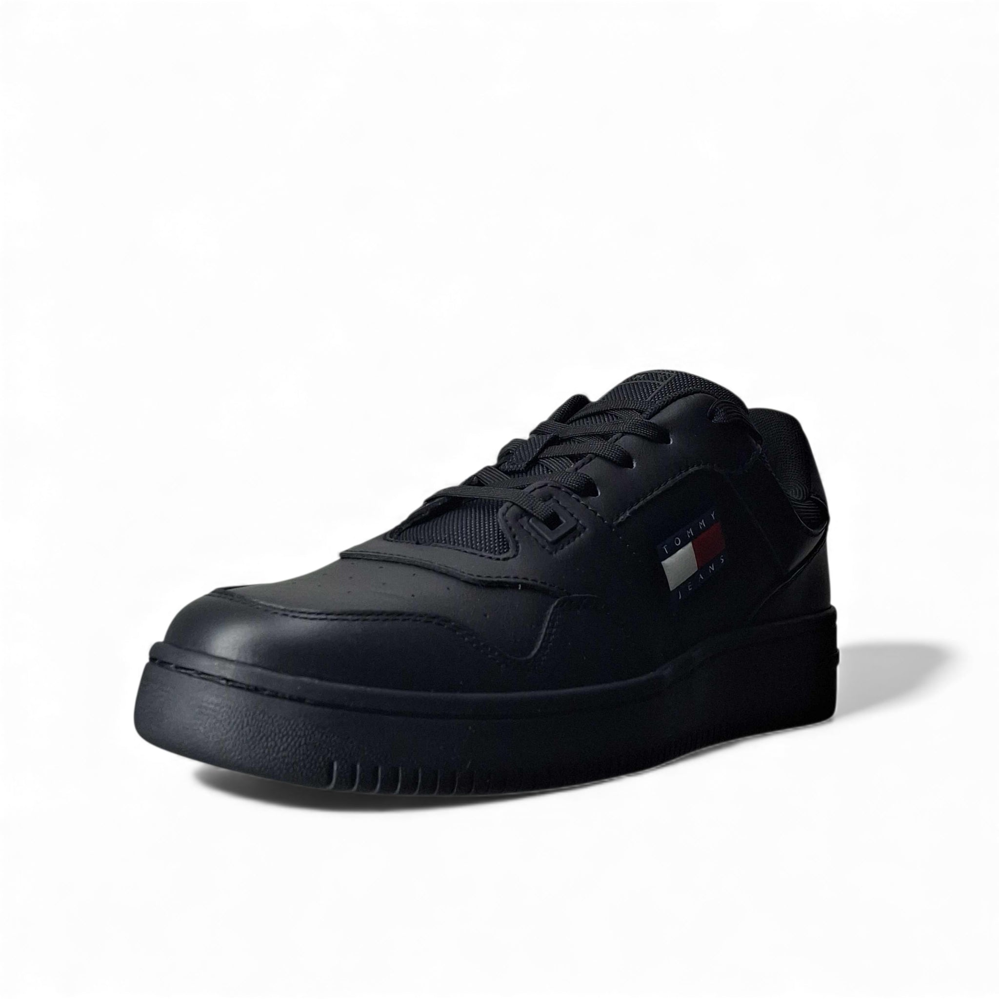Tommy Hilfiger Sneakers Basse Tjm Retro Basket Ess da Uomo – Nero