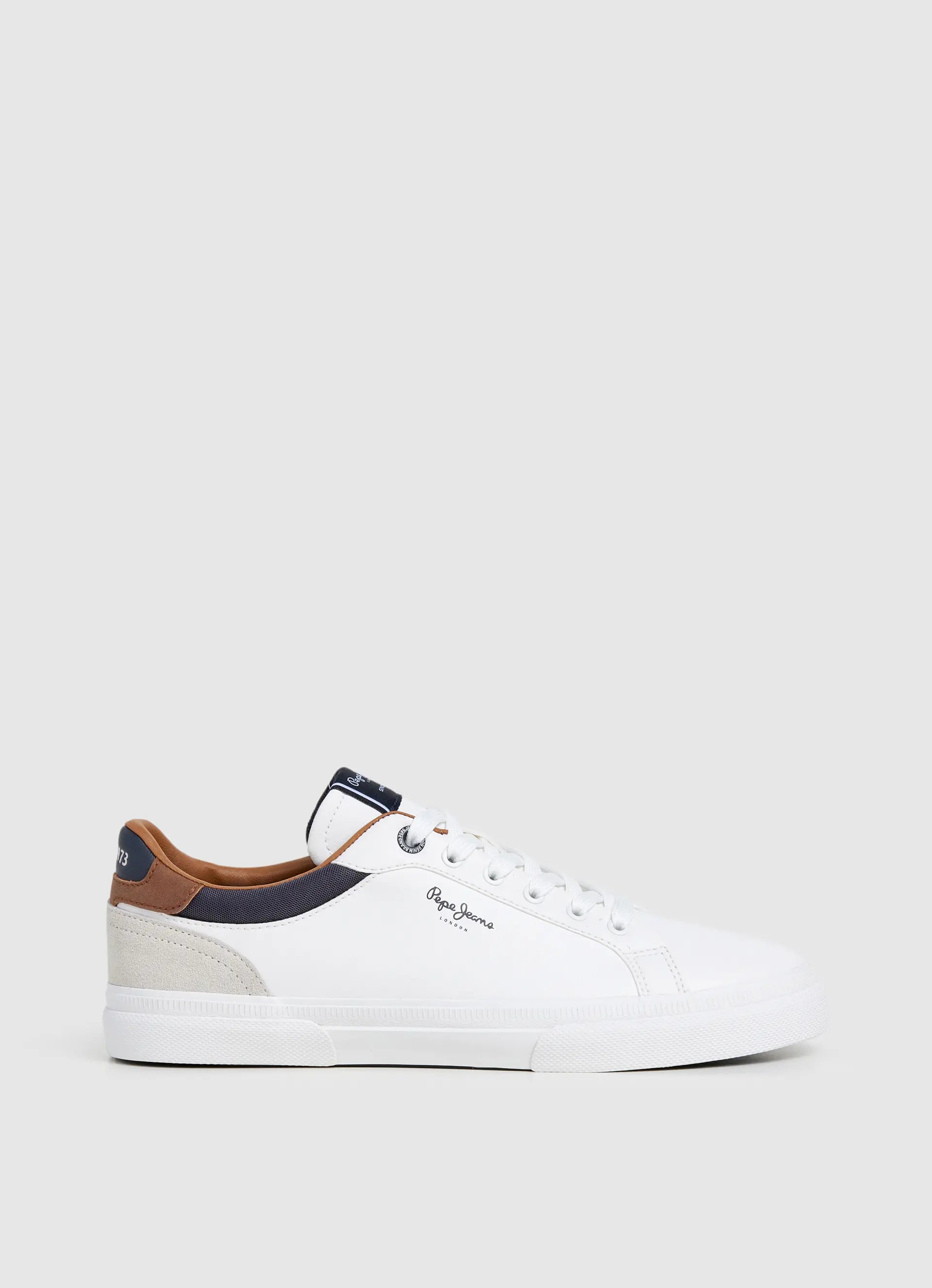 Pepe Jeans Kenton Court M Sneakers Basse da Uomo – Bianco - PMS30839 800