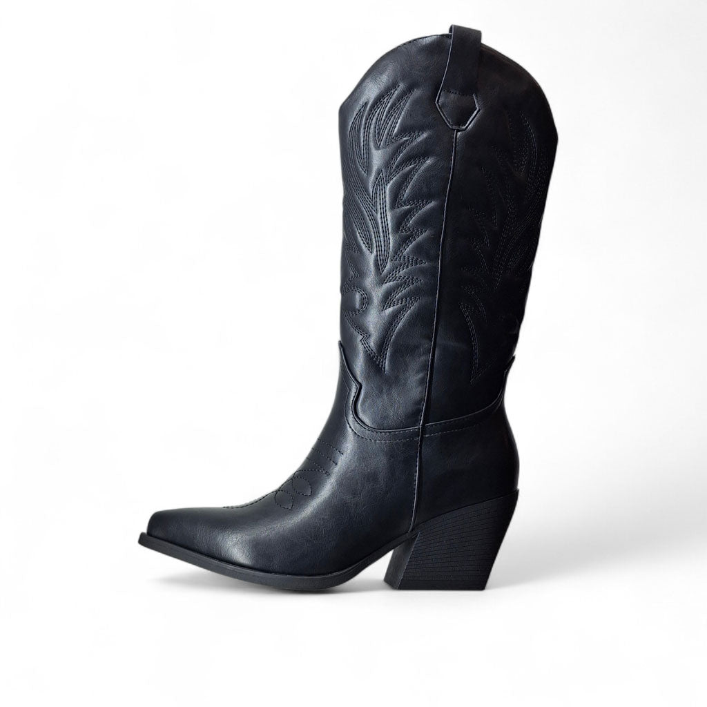 Galia Stivali Texani da Donna – Nero