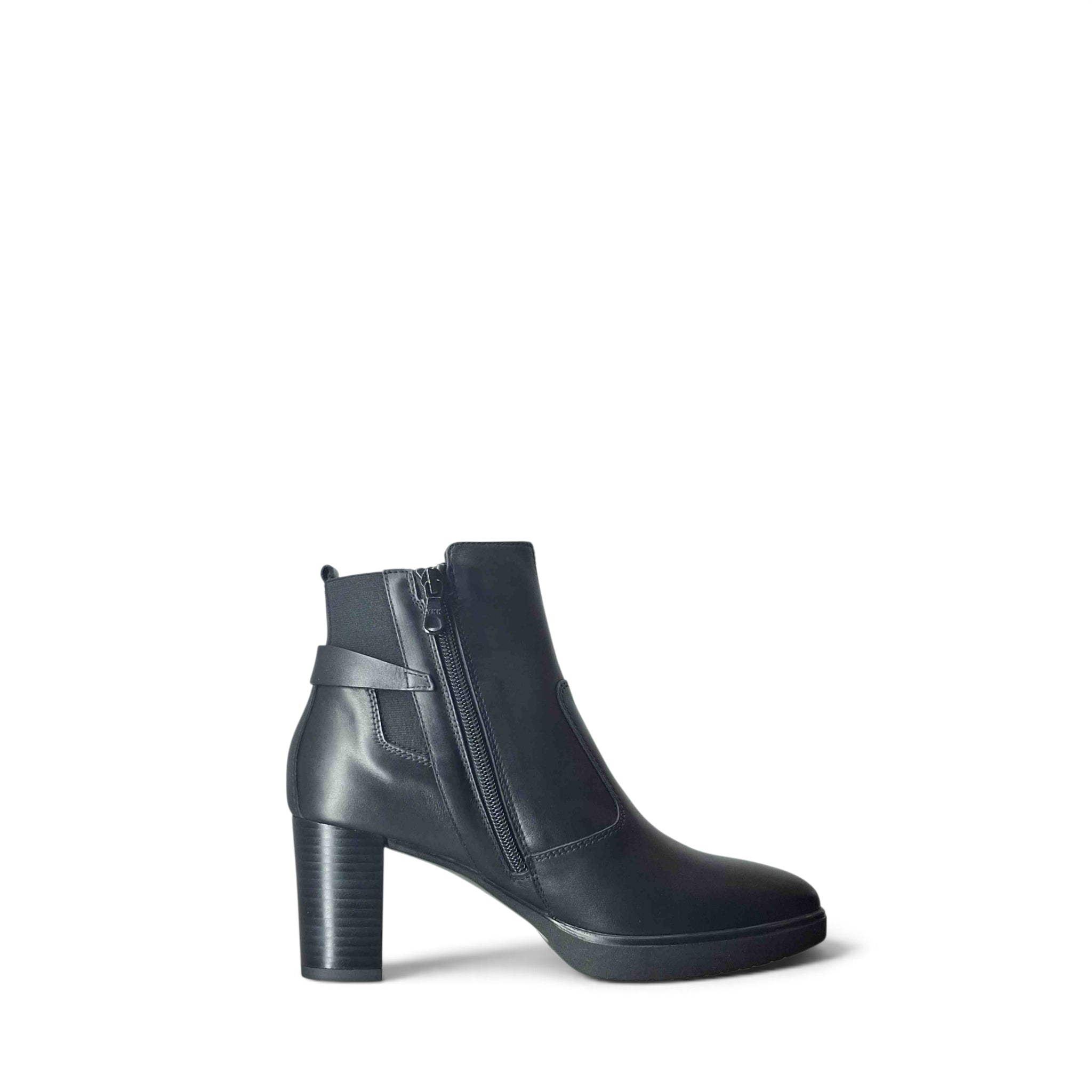 Nero Giardini Made In Italy Stivaletti Tondi Con Tacco da Donna – I617260D 100
