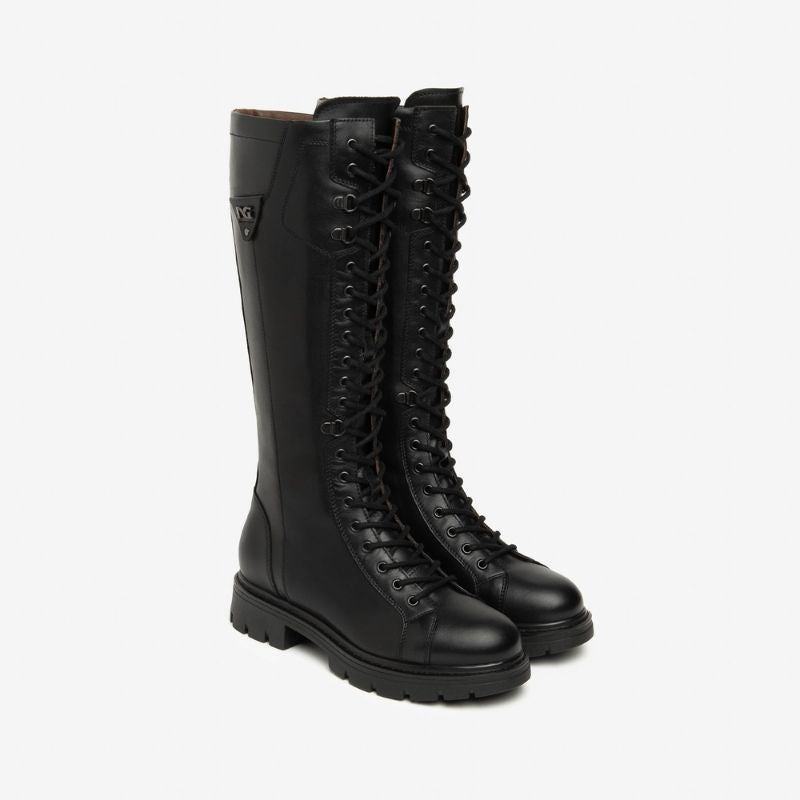 Nero Giardini Stivali senza Tacco da Donna – Nero