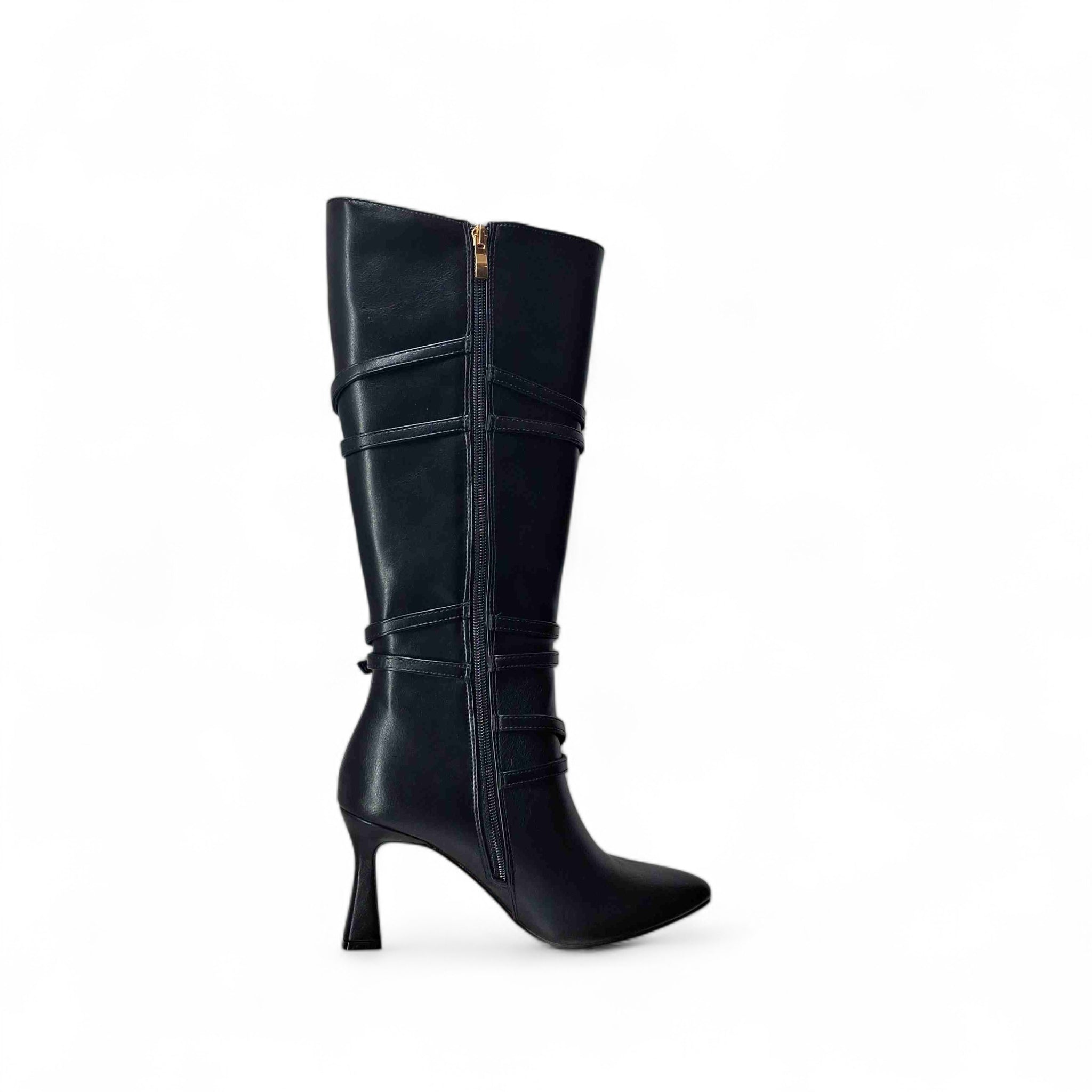 Kammi Stivali con Tacco da Donna – Nero