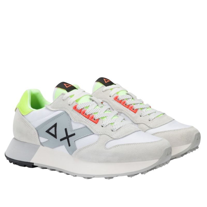Sun68 Sneakers Basse Jaki da Uomo – Bianco
