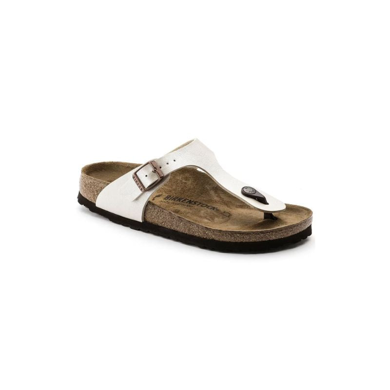 Birkenstock Infradito in Pelle Gizeh da Donna – Bianco