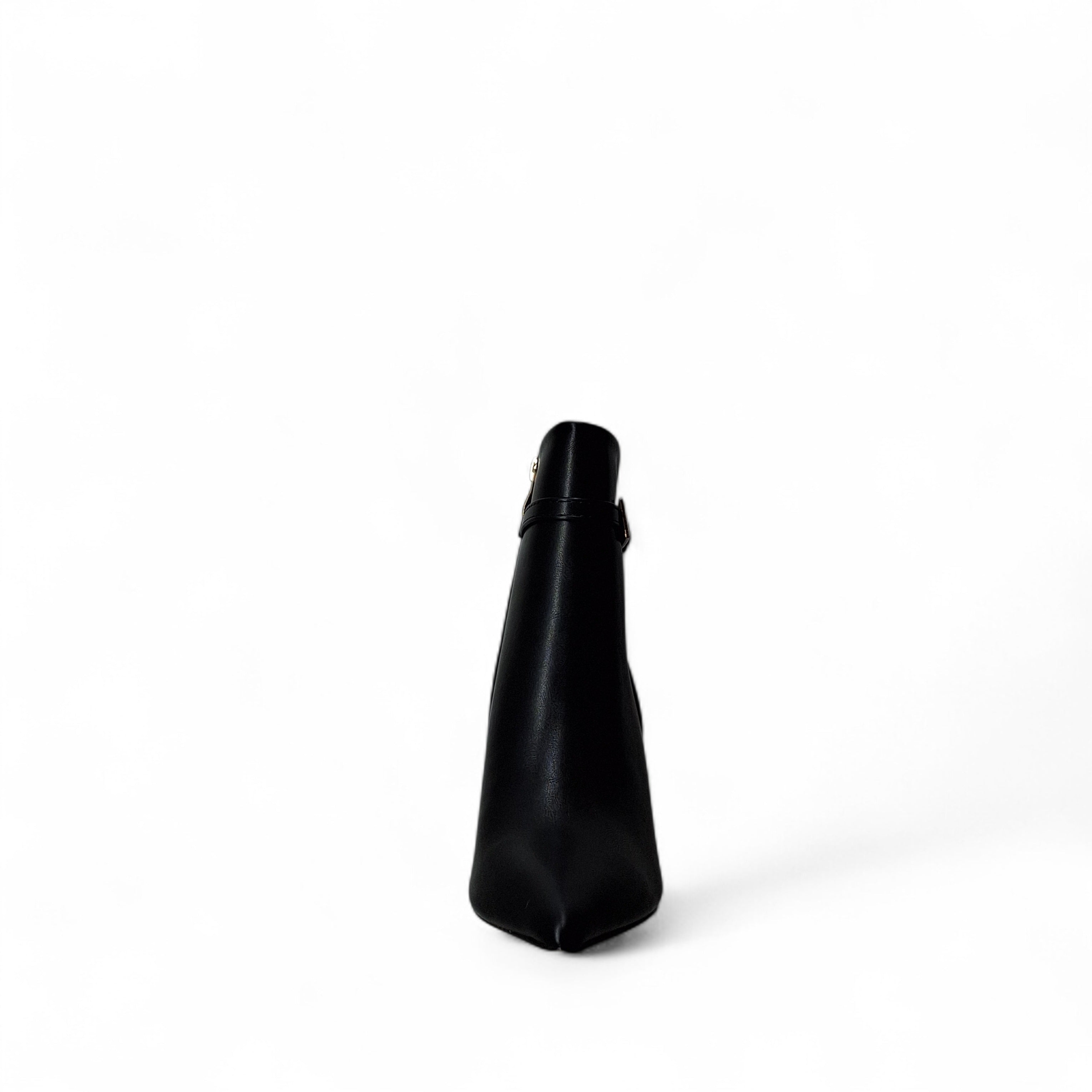 Kammi Tilosa Stivaletti a Punta con Tacco da Donna – Nero - 1675