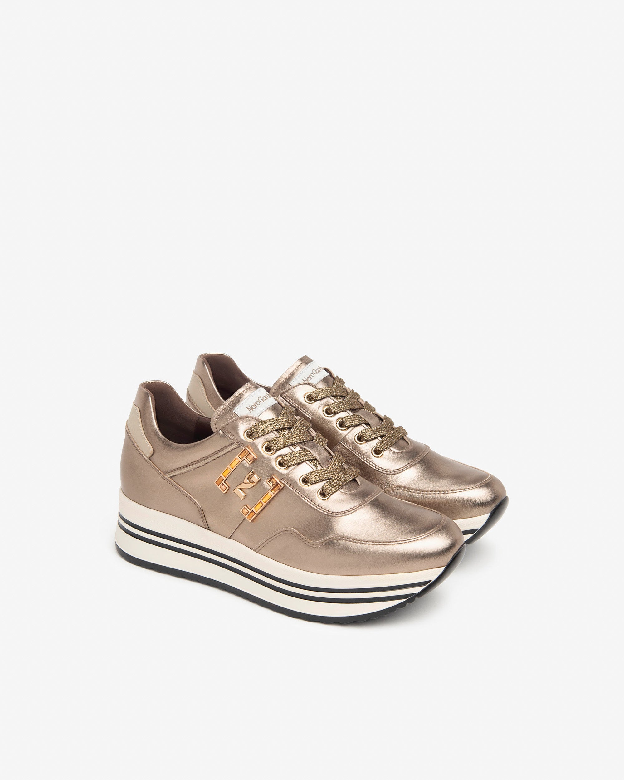 Nero Giardini Sneakers Basse da Donna – Rame