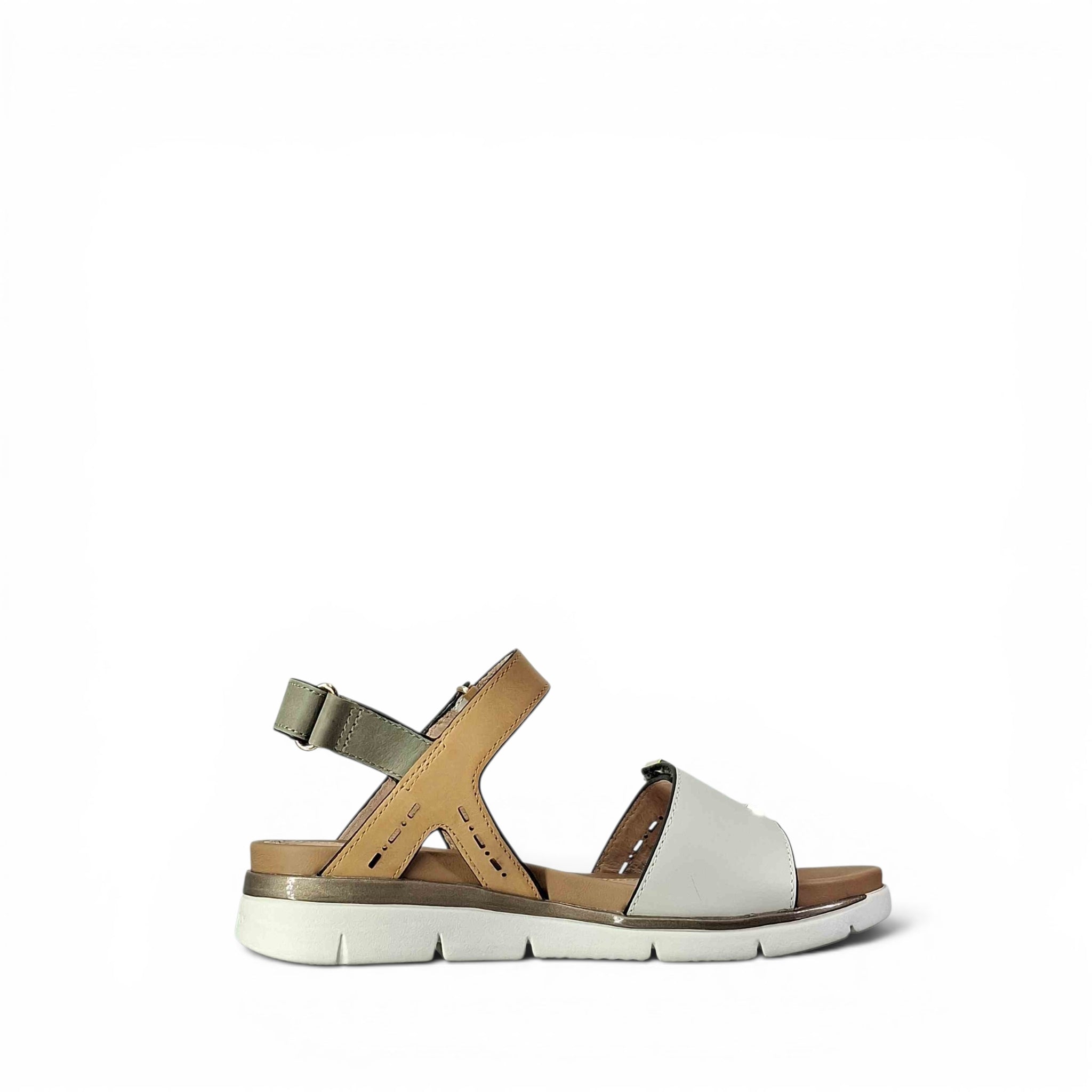 Stonefly Elody 24 calf Sandali con zeppa da Donna – 220834 GREEN