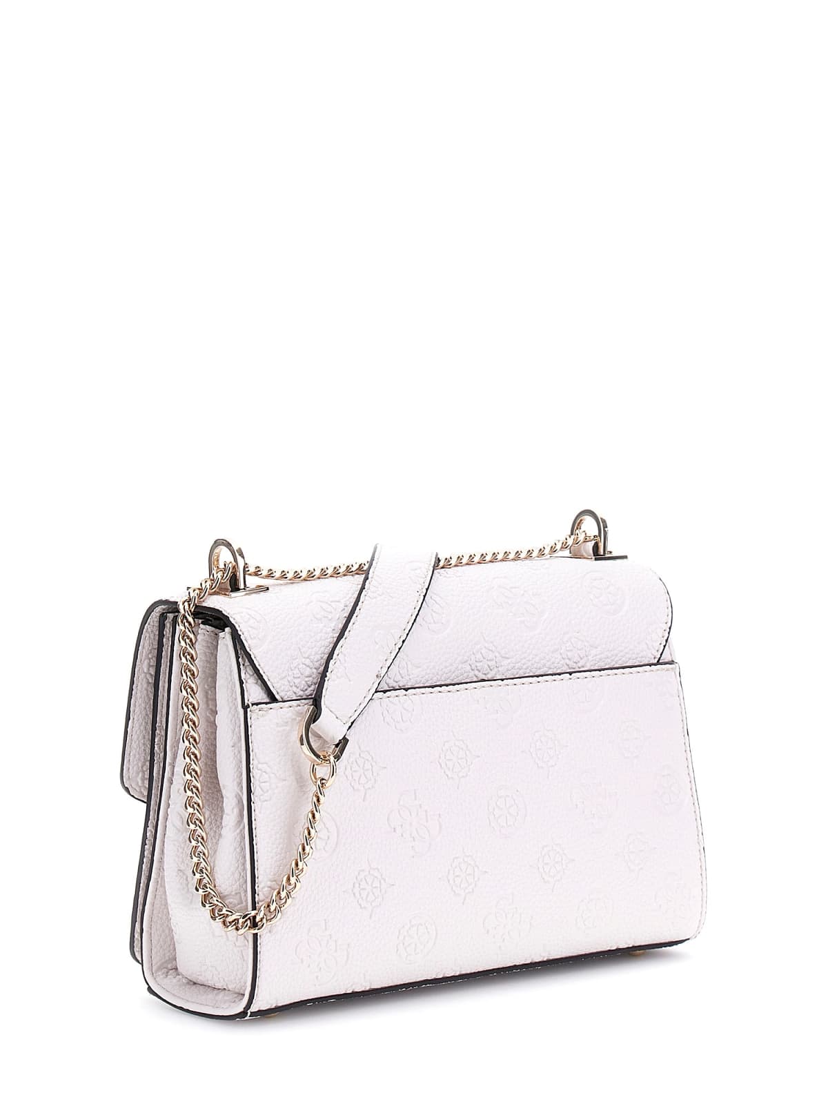 Guess Shopping Strutturate Cresidia Cnvrtble Xbody Flapl da Donna – Bianco