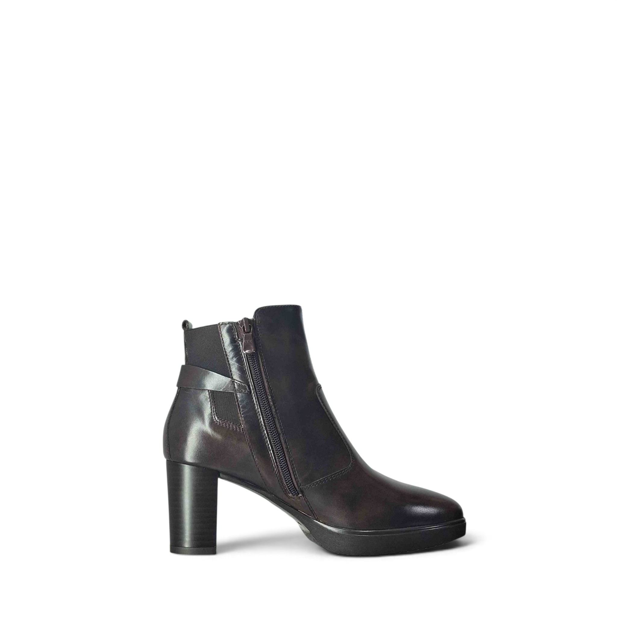 Nero Giardini Made In Italy Stivaletti Tondi Con Tacco da Donna – I617261D 301