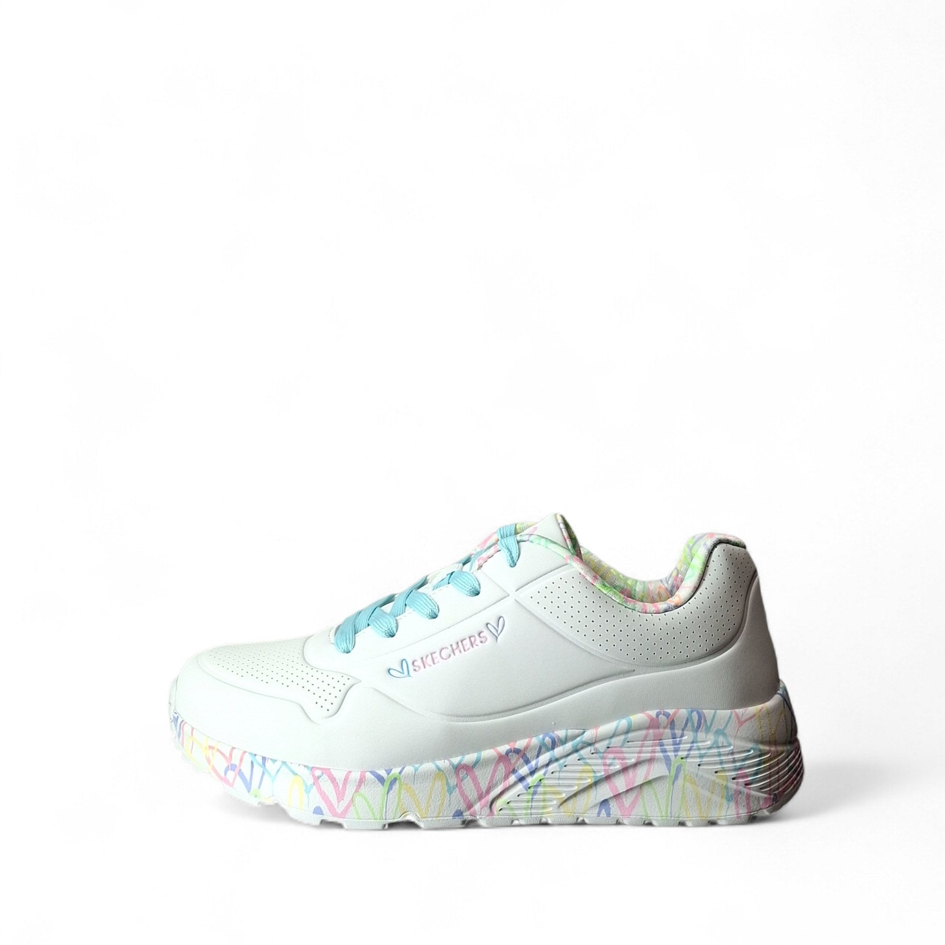 Skechers Uno Lite Sneakers Basse da Donna – Bianco - 314976L WPTQ