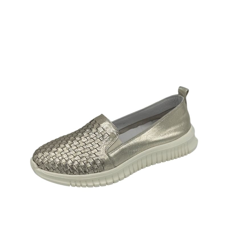 Melluso Scarpe Basse Senza Stringhe da Donna – Oro - 055043 GOLD