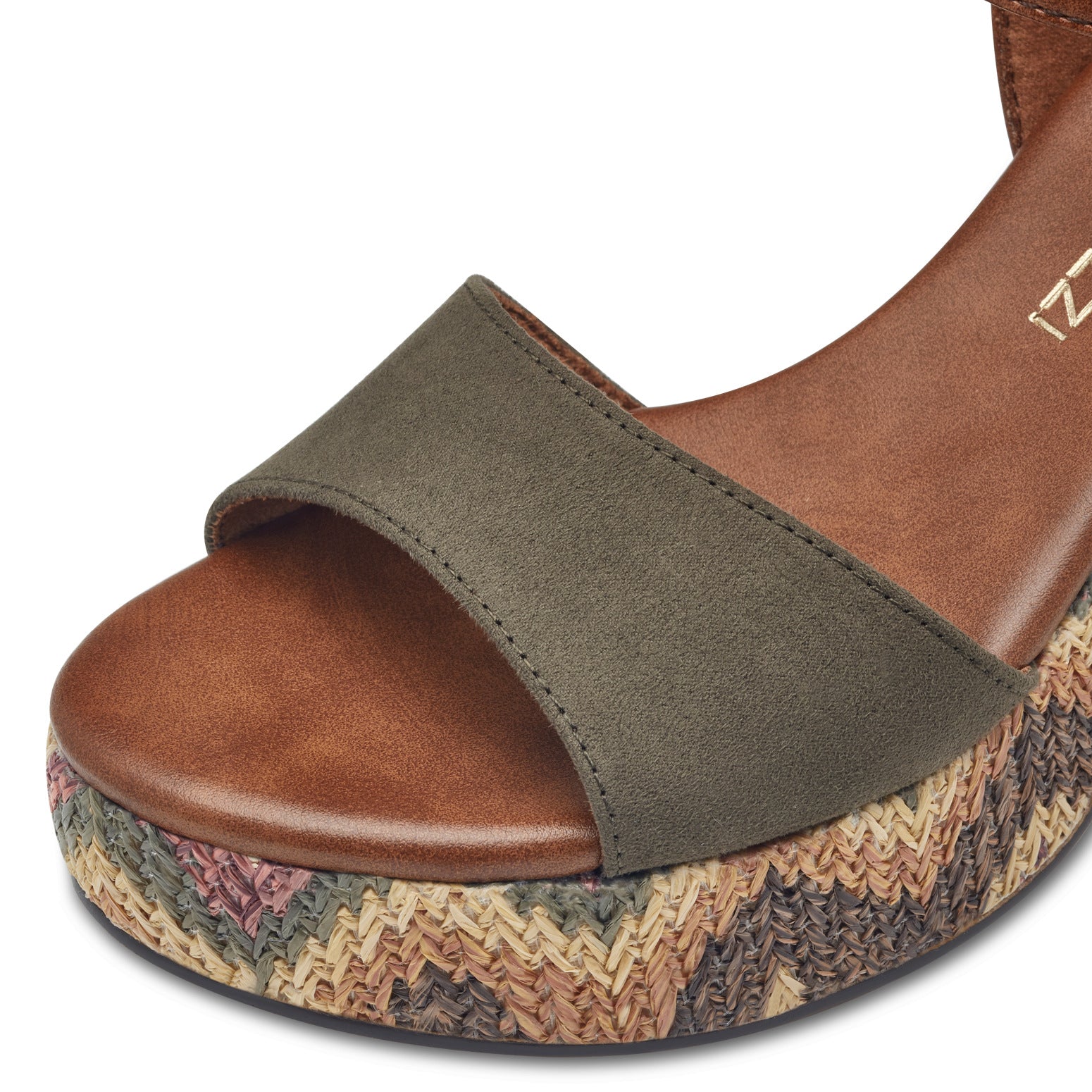 Marco Tozzi Feel Me Sandali con Tacco da Donna – Khaki - 2-28008-42-726