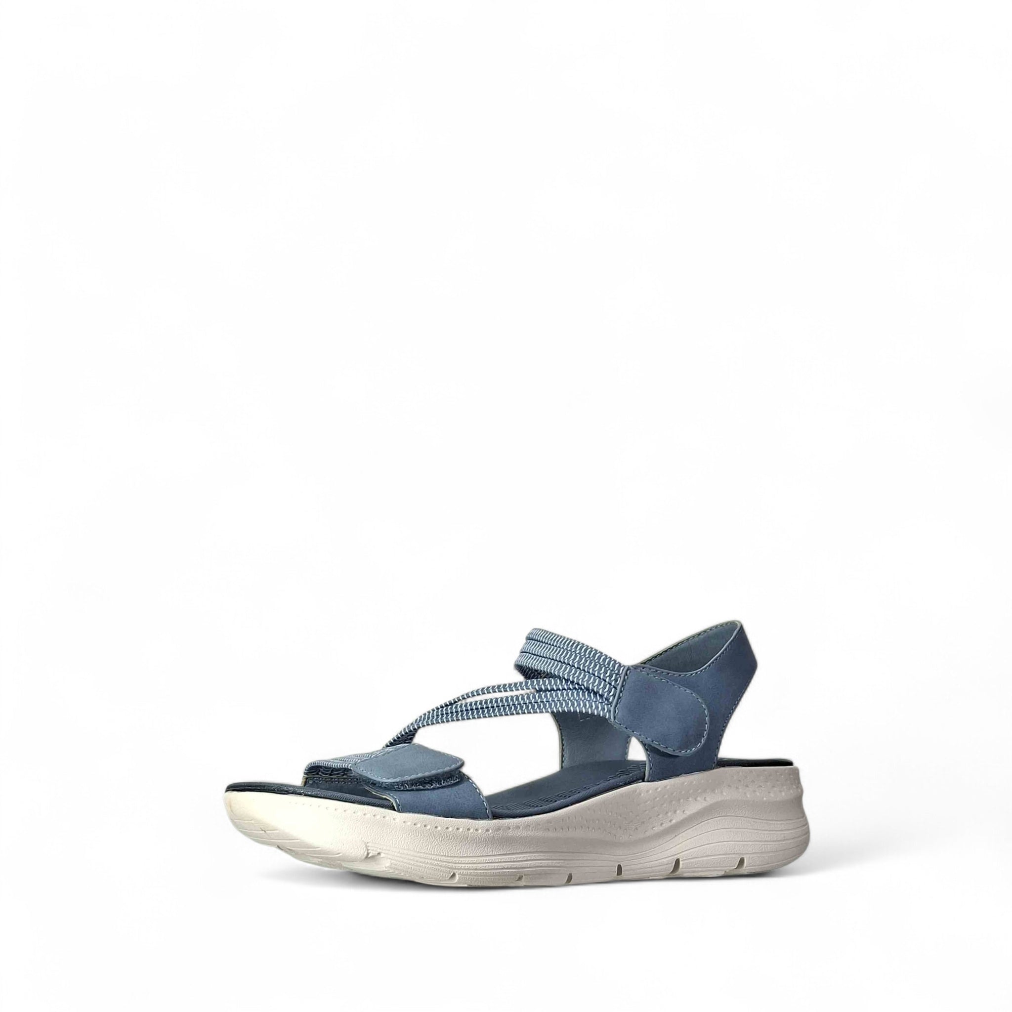 Kammi Virgi Sandali con Zeppa da Donna – Denim - LAVINIA_01