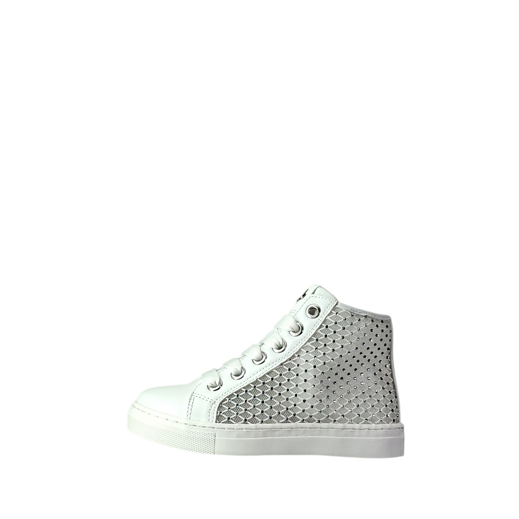 Asso Butter Y Scarpe Casual Alte da Bambina – Bianco - AG-17805