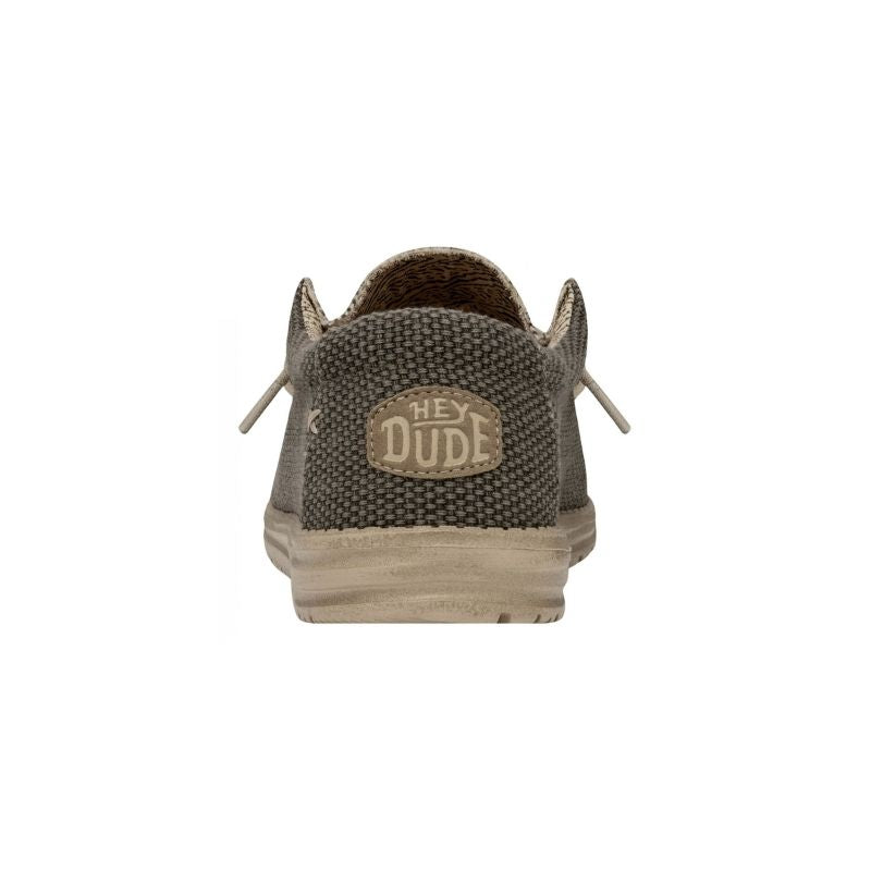 Dude Scarpe Basse Senza Stringhe Wally Braided da Uomo – Verde