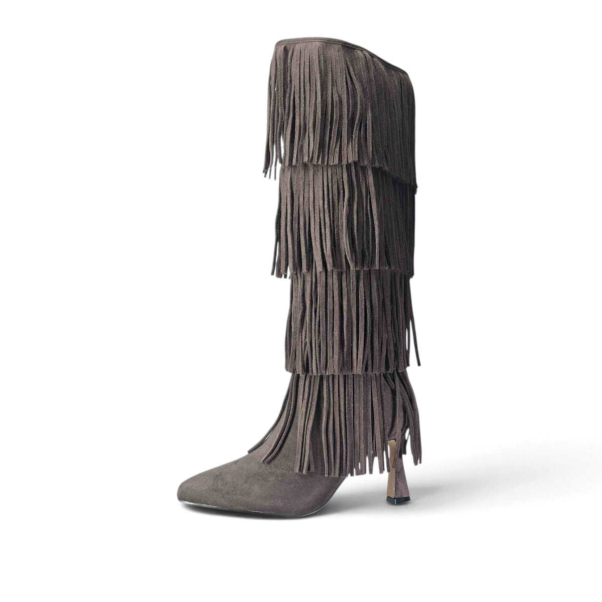 Kammi Frangia Stivali con tacco da Donna – 3589 TDM