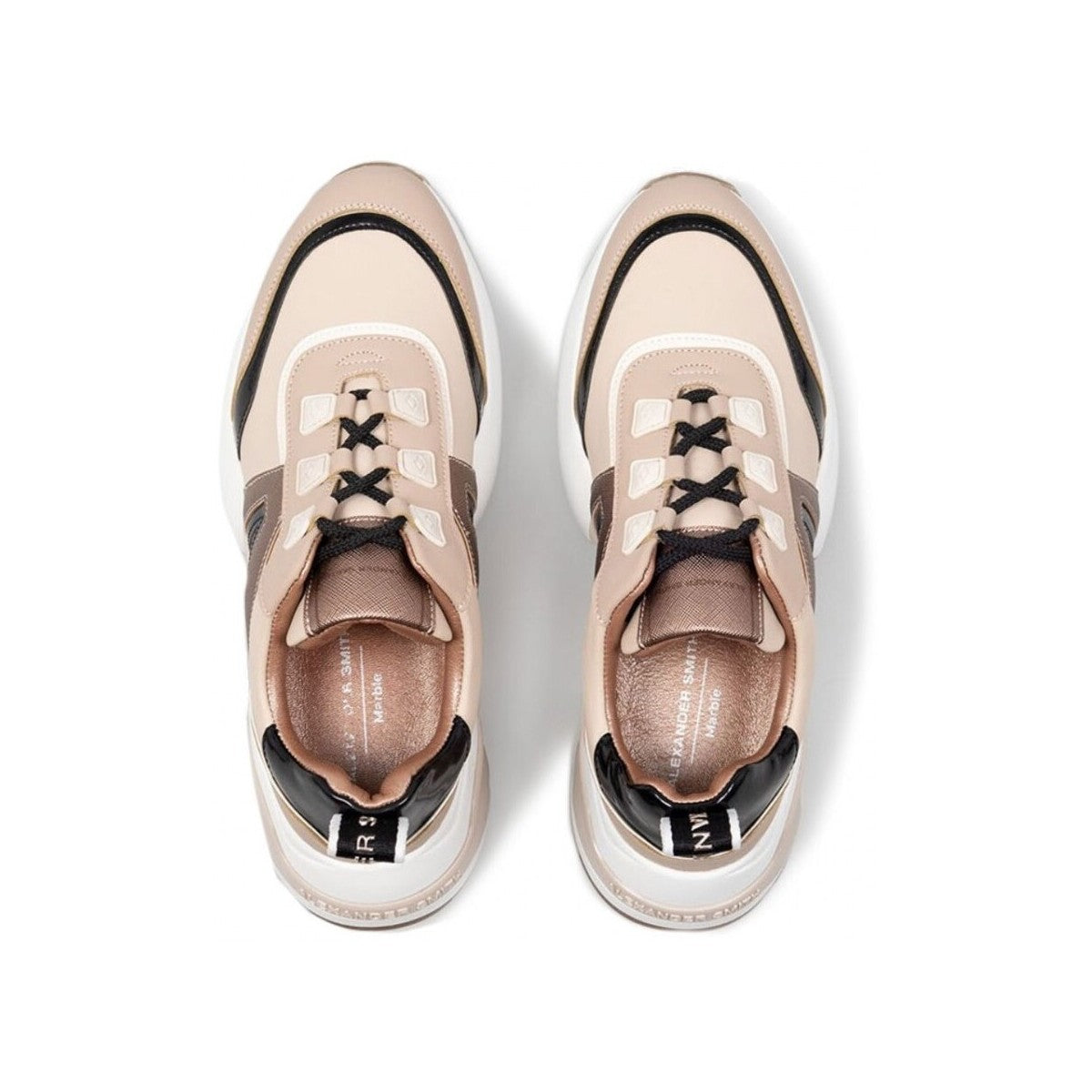 Alexander smith Sneakers Basse Marble Woman da Donna – Beige