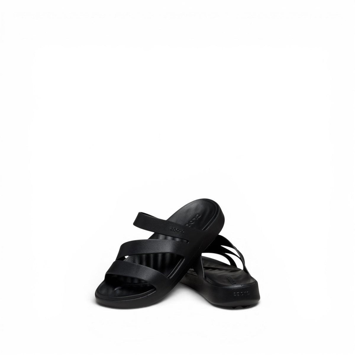 Crocs Getaway strappy w Ciabatte in gomma da Donna – 209587 BLK