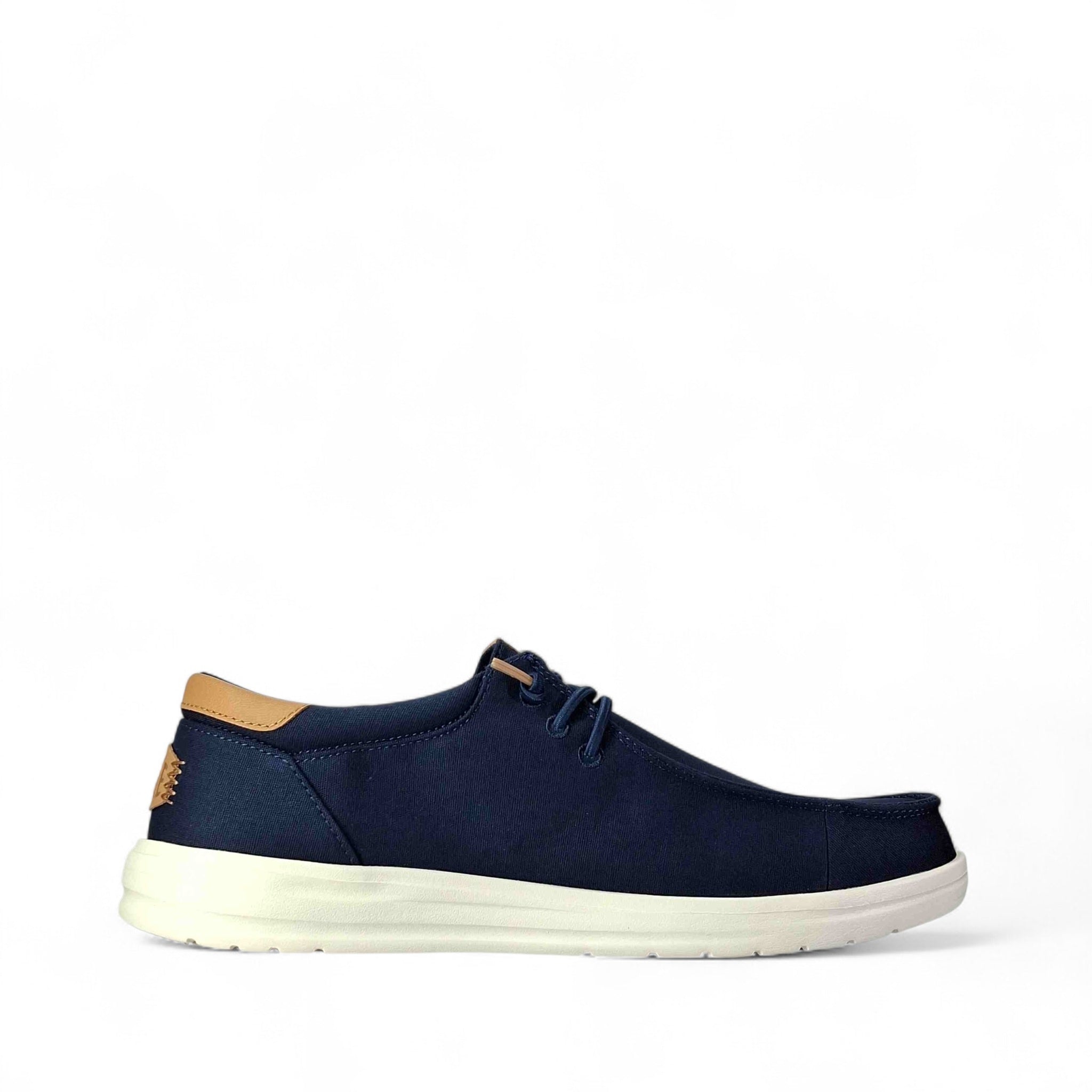 Dude Paul canvas Scarpe basse senza stringhe da Uomo – 43151 NAVY