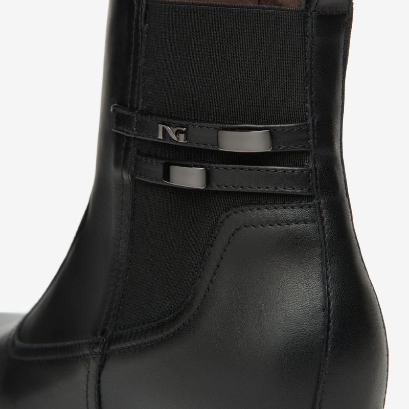 Nero Giardini Stivaletti con Tacco da Donna – Nero