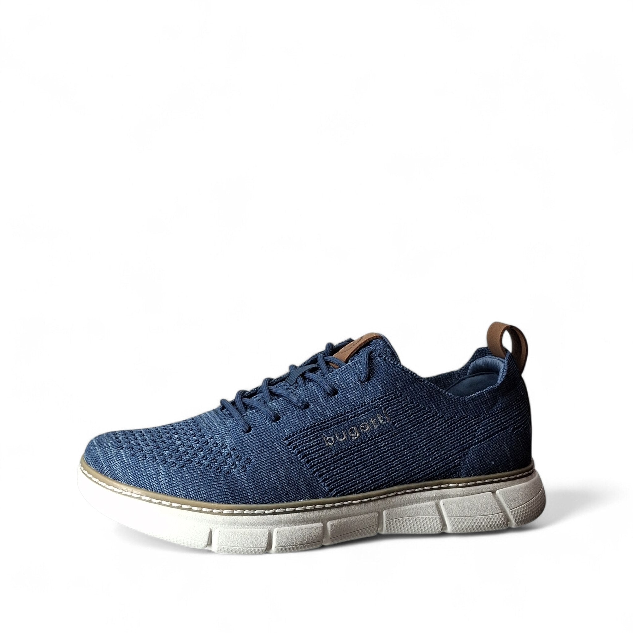 Bugatti Shoes Textile Scarpe Basse Stringate da Uomo – Blu