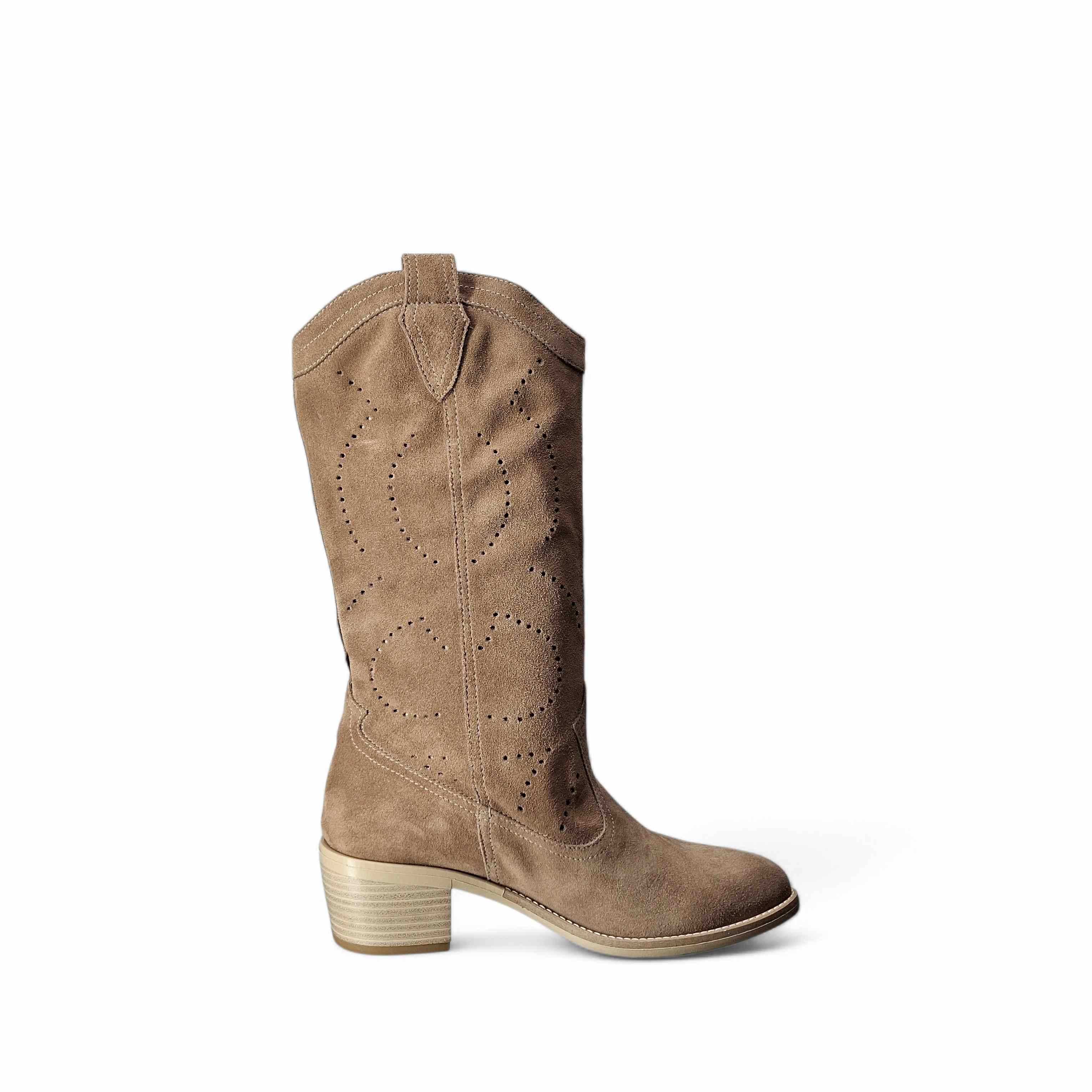 Nero Giardini Stivali Texani Nimue da Donna – Marrone