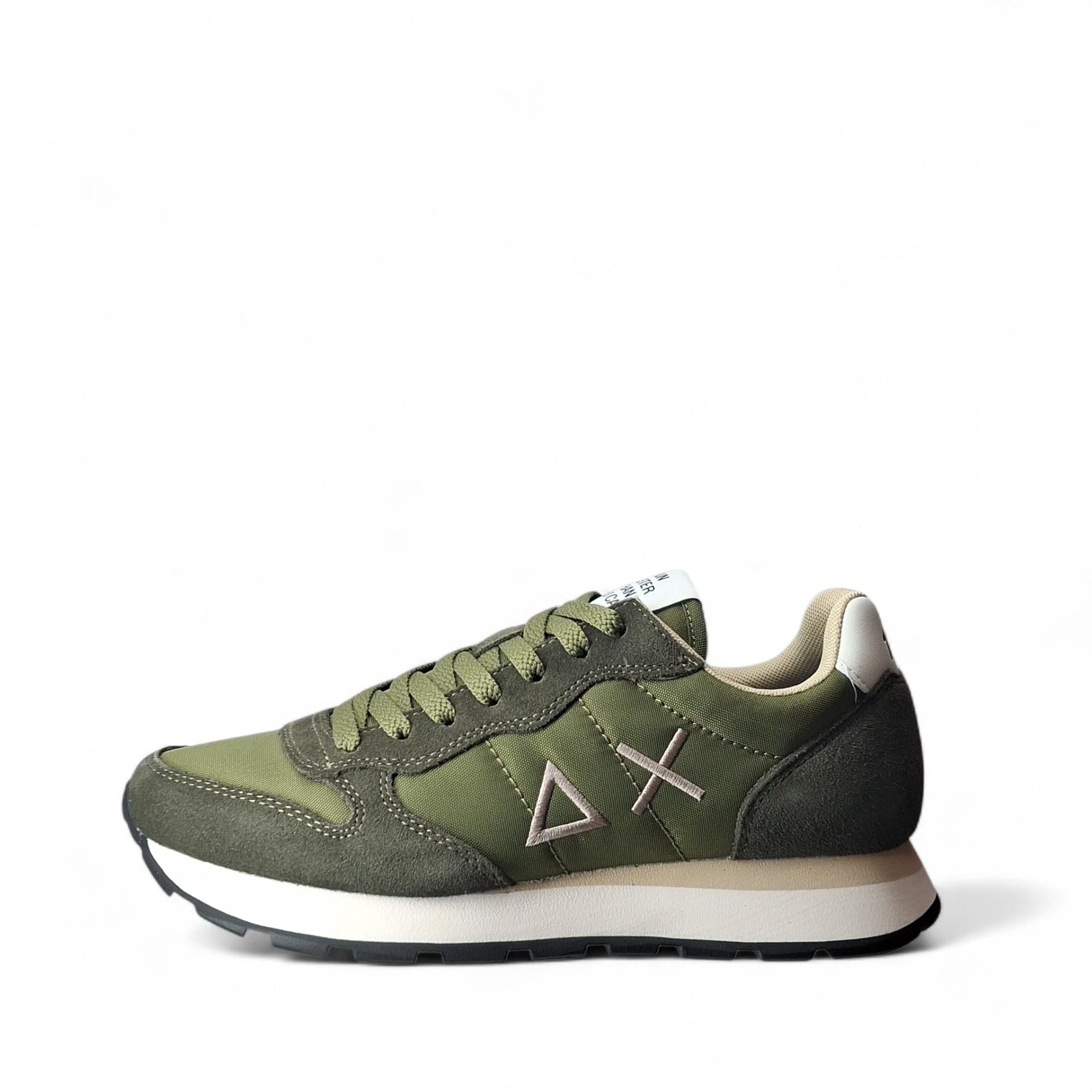 Sun68 Tom Solid Sneakers Basse da Uomo – Militare - BZ36101 MILITARE