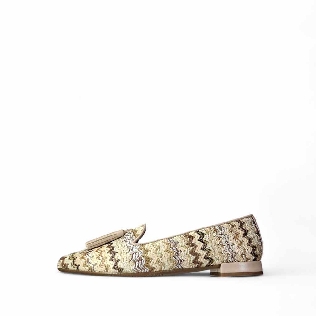 Kammi Roberta Mocassini da Donna – Multicolor - 4033Y004 JAM BEIGE