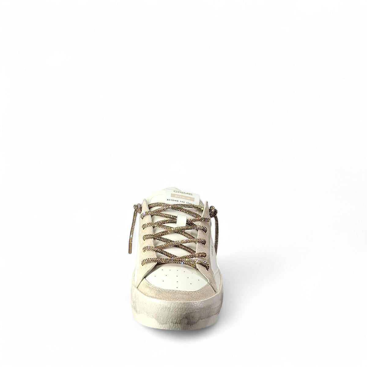 Crime London Distressed Sneakers Basse da Donna – Beige - foto 3