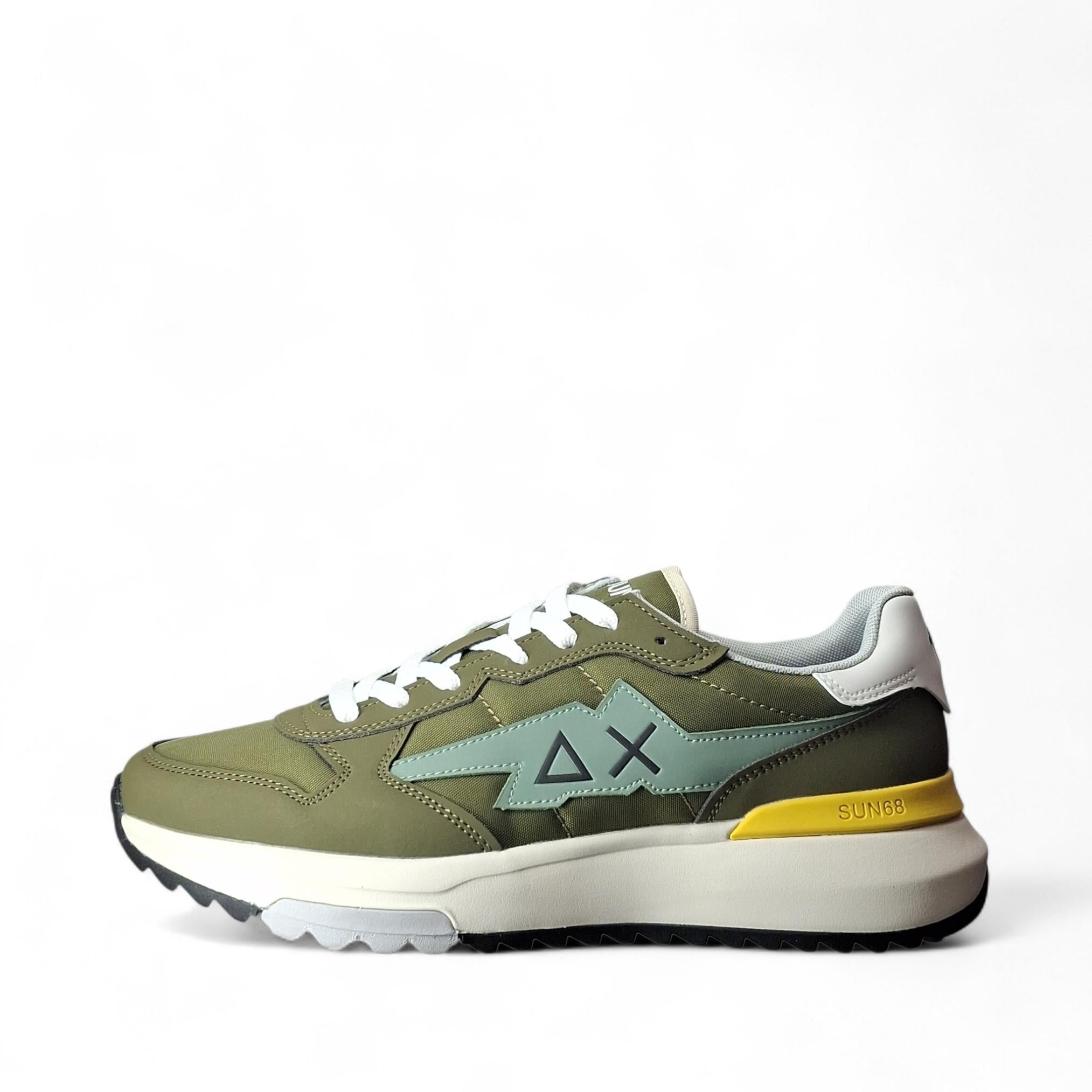 Sun68 Niki Sneakers Basse da Uomo – Militare - BZ36121 MILITARE