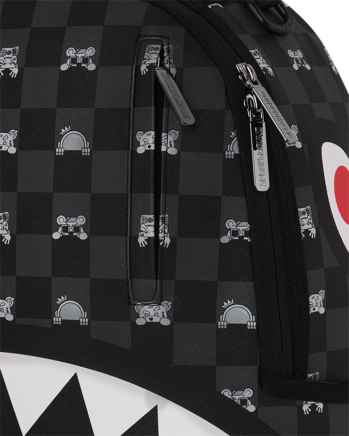 Sprayground Gray Peeking Character Zaini Streetwear da Unisex – 910B8872NSZ