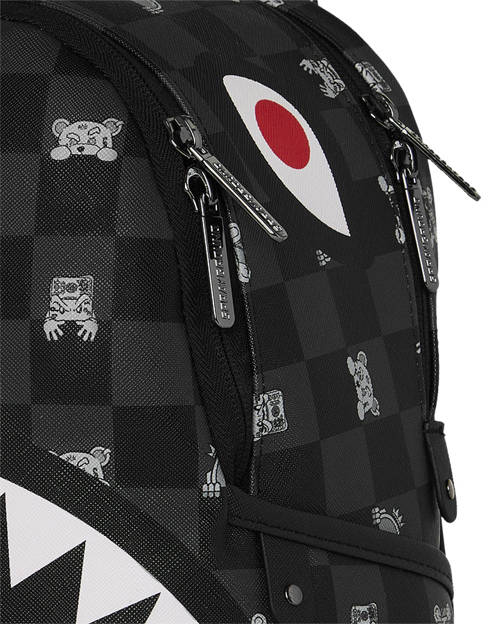 Sprayground Gray Peeking Character Zaini Streetwear da Unisex – 910B8908NSZ